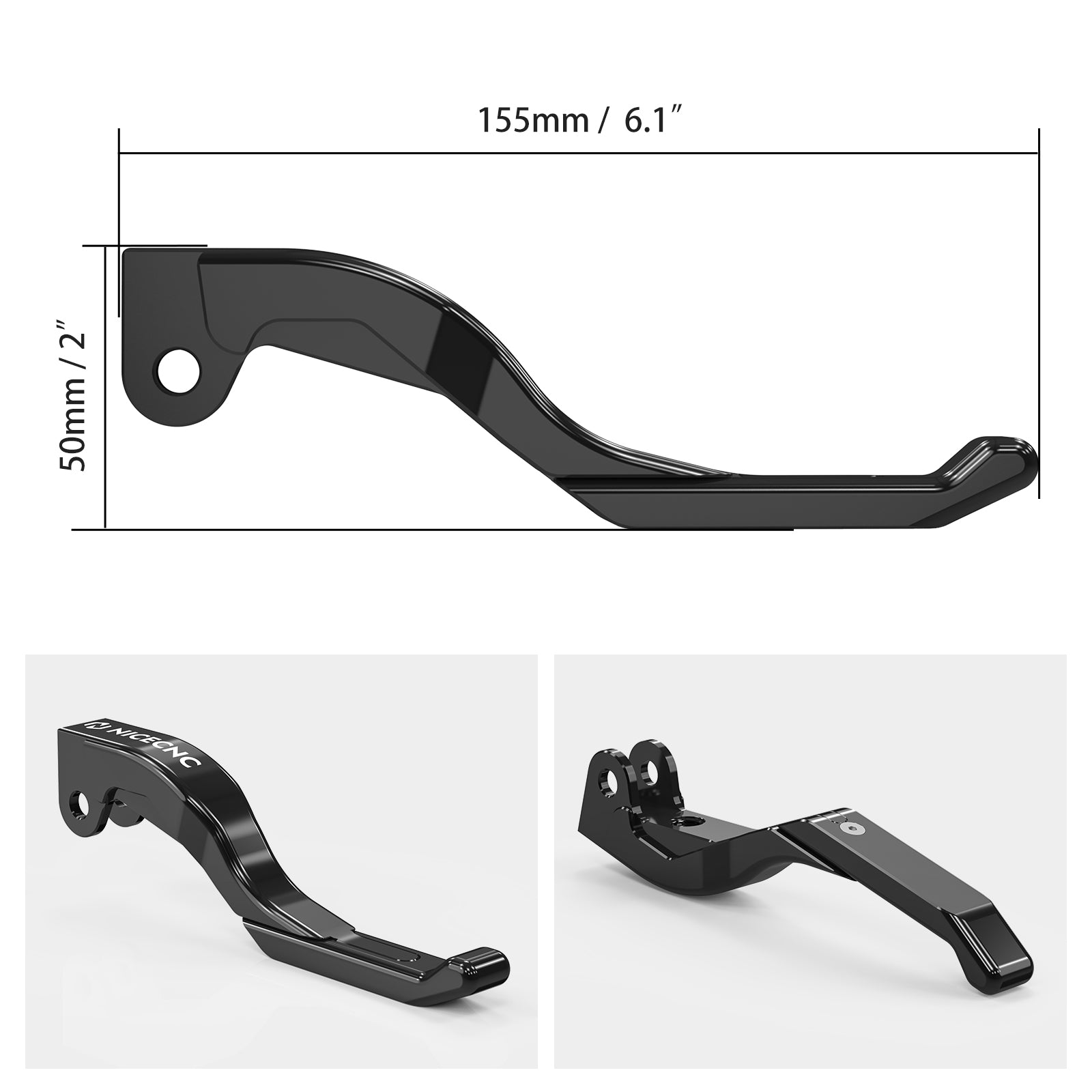 Two-Finger Short Clutch Brake Lever Set For Husqvarna Norden 901 2022-2024