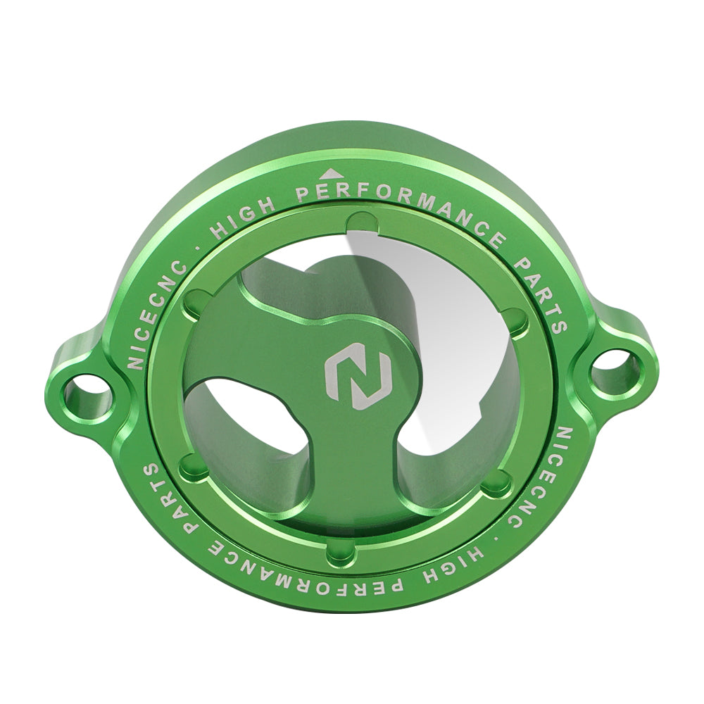 Transparent Engine Oil Filter Cover Cap For Kawasaki KLR 650 1987-2024