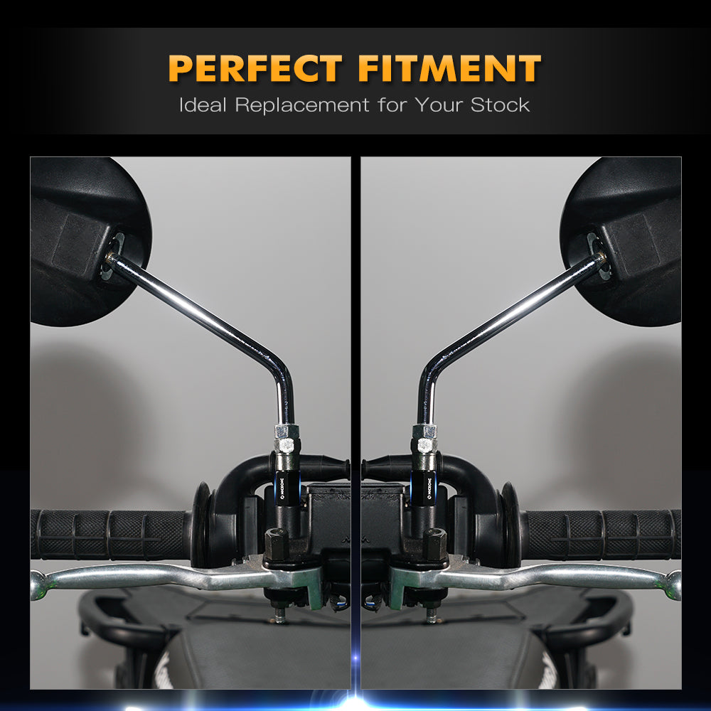 Mirrors Risers 20MM Adapter Extension For Kawasaki KLR650 2008-2024