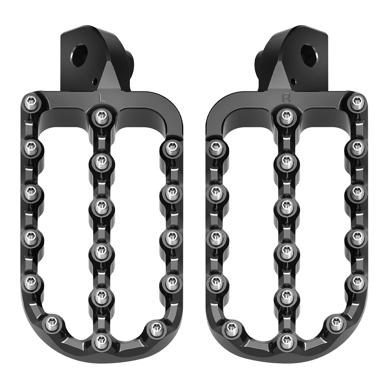 Enlargerd Wide Footpegs For Kawasaki KLR650 1987-2024