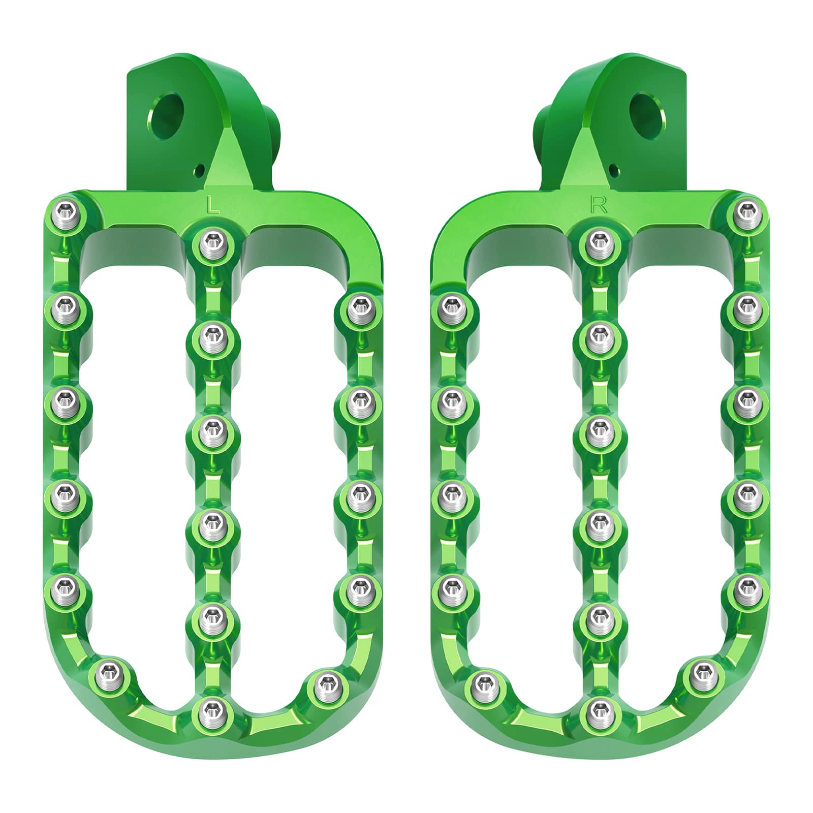 Enlargerd Wide Footpegs For Kawasaki KLR650 1987-2024