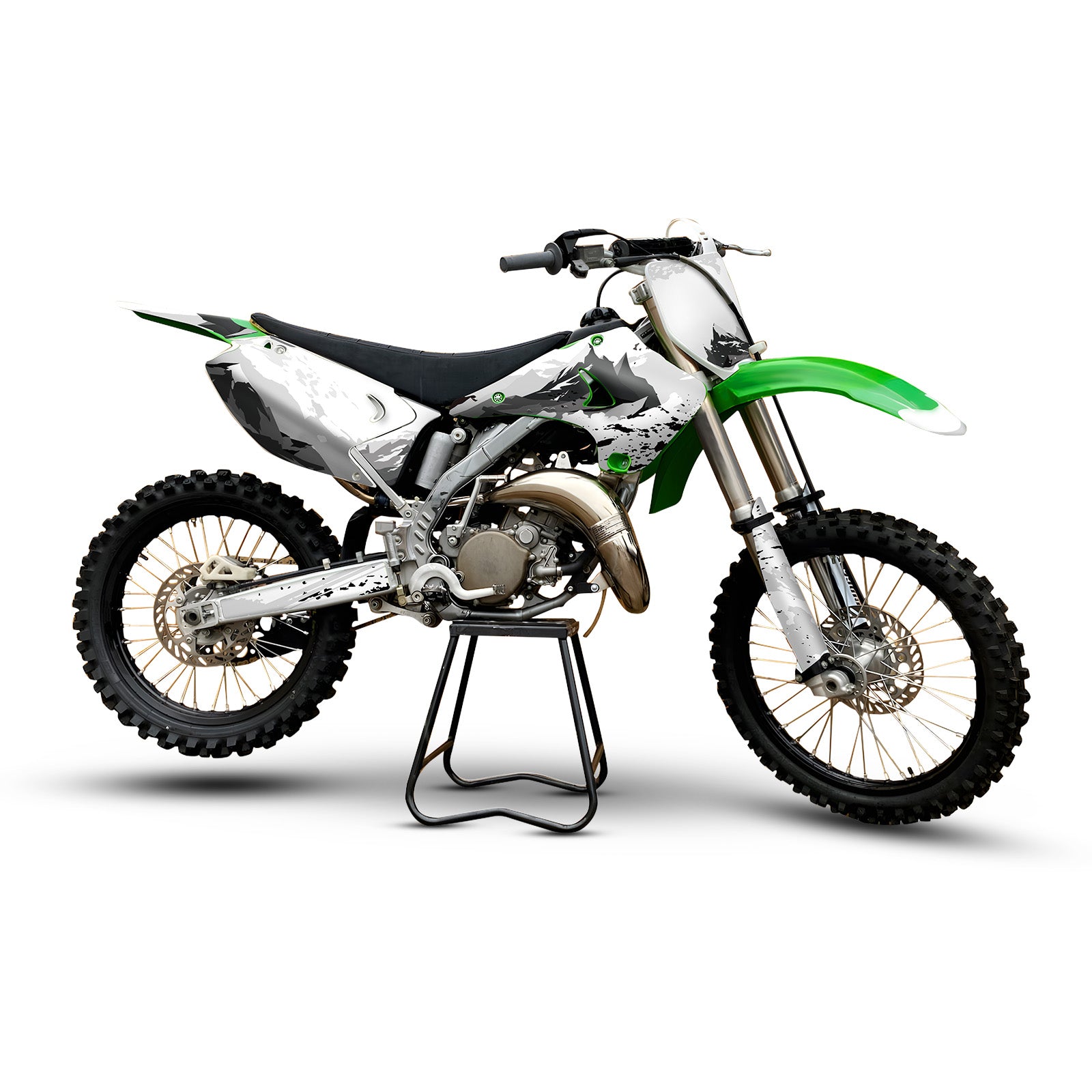 Full Graphics Decals Stickers Kit For KAWASAKI KX125 KX250 2003-2012