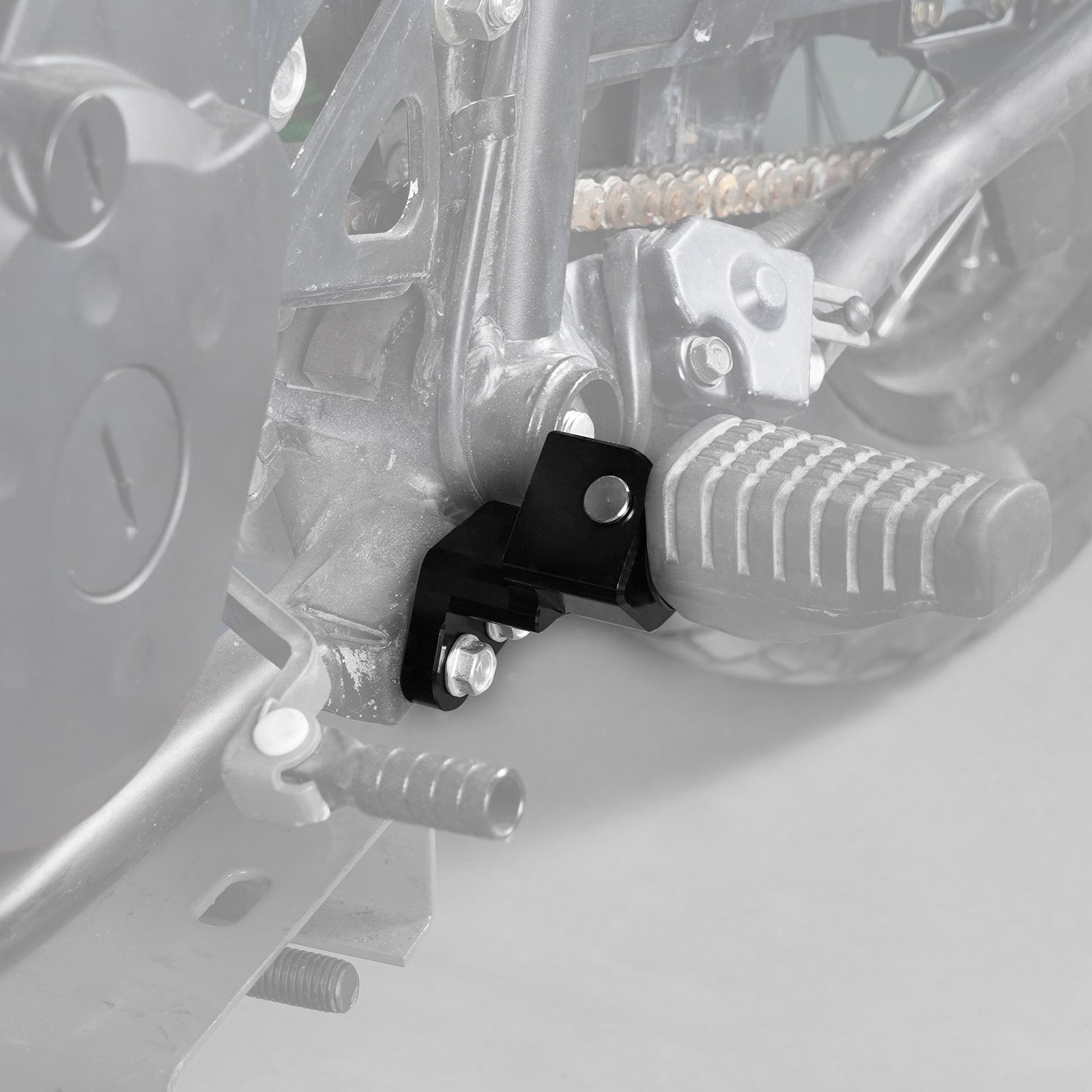 Footpegs Lowering Mounts Brackets For Kawasaki KLR650 1987-2018