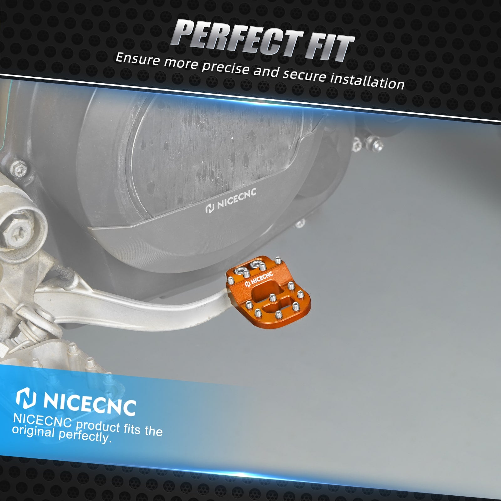 Dual Control Stepped Rear Brake Pedal Pad For KTM 350 EXCF 2004-2016