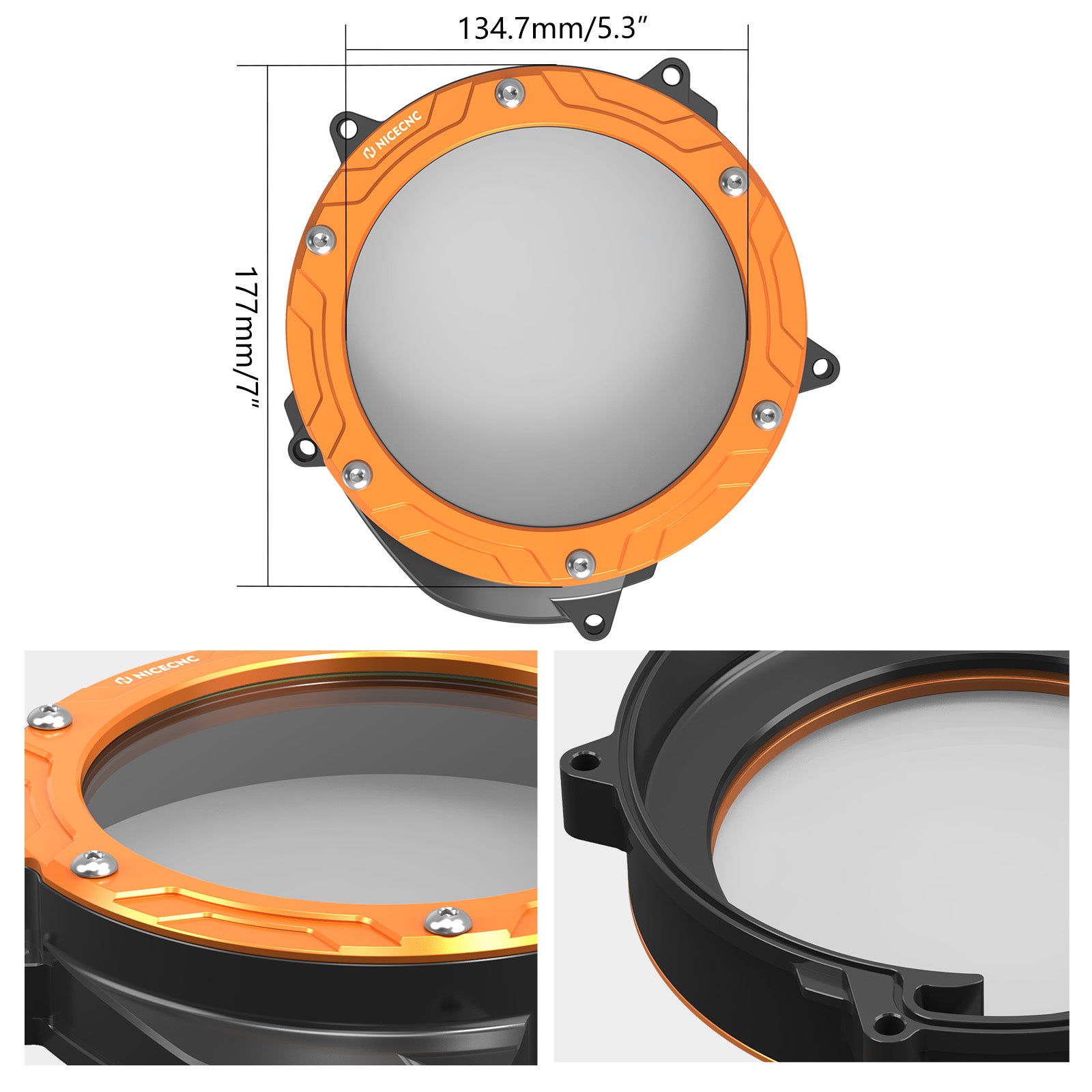 Transparent Engine Clutch Cover For KTM 1390 SUPER DUKE R / EVO 2024-2025