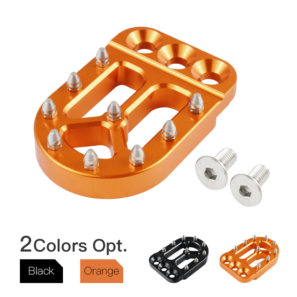 ktm pedale trekking KTM 390 790 890 ADV 690 Enduro R Dual Control Brake Pedal Pad Tip, Orange