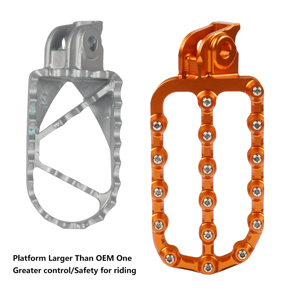 Forged Enlarged Wide Foot Pegs Pedals For KTM 390 Adventure 2020-2024