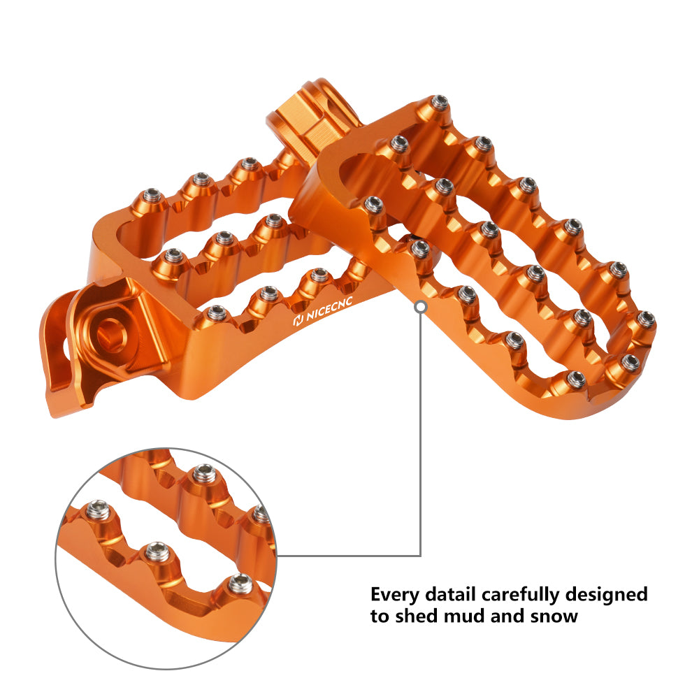 Forged Enlarged Wide Foot Pegs Pedals For KTM 390 Adventure 2020-2024