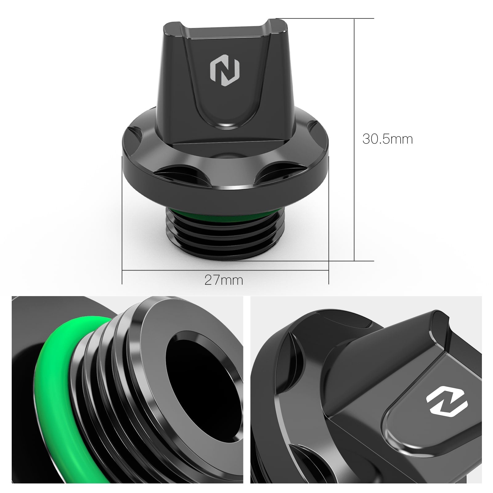 Oil Filler Plug Cover Cap with O-ring For KTM 390 250 125 Duke 2024
