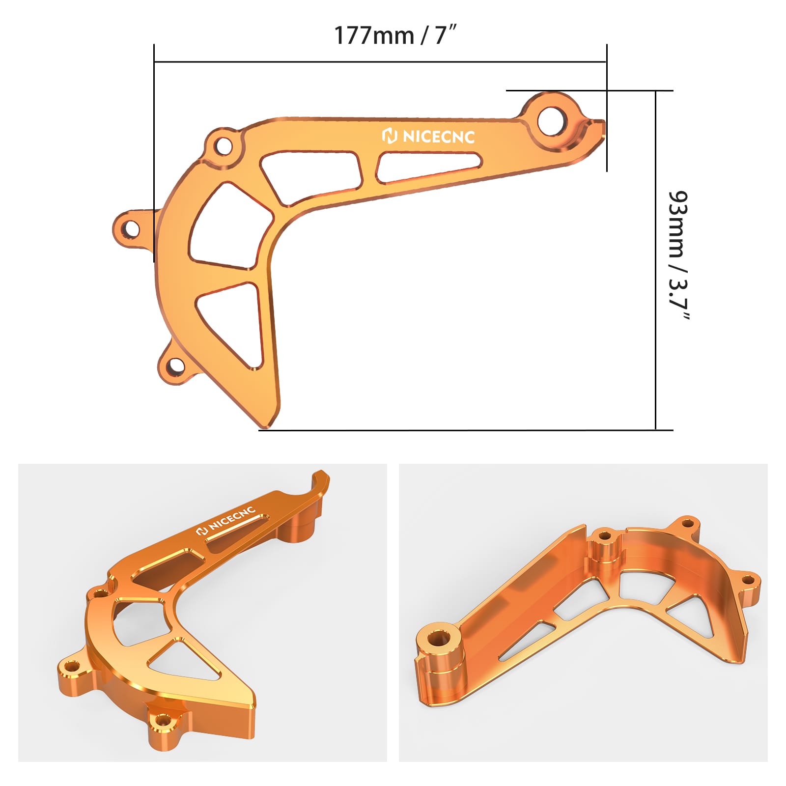 Chain Guide Sprocket Cover Guard Case Saver For KTM 390 Adventure Duke
