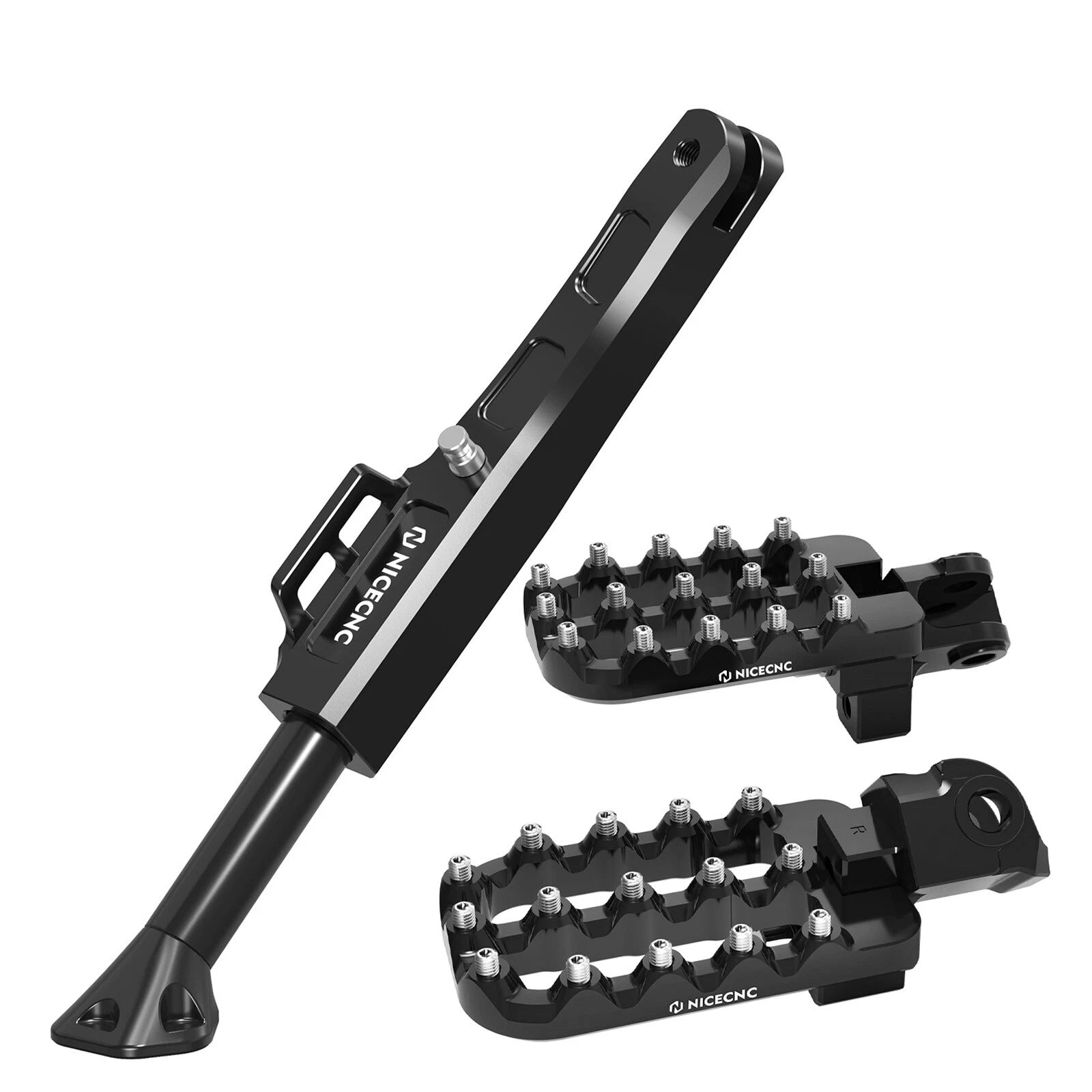 Adjustable Kickstand + Lower Larger Footpegs For Gas Gas ES / SM 700