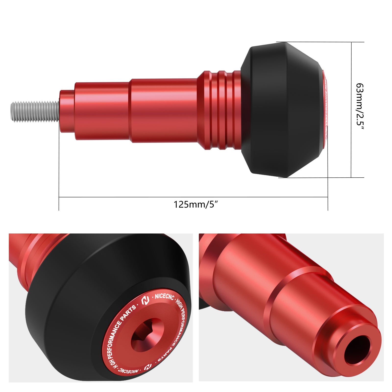 Crash Mushrooms Frame Sliders Guard Kit For KTM 690 Enduro SMC R 2008-2024