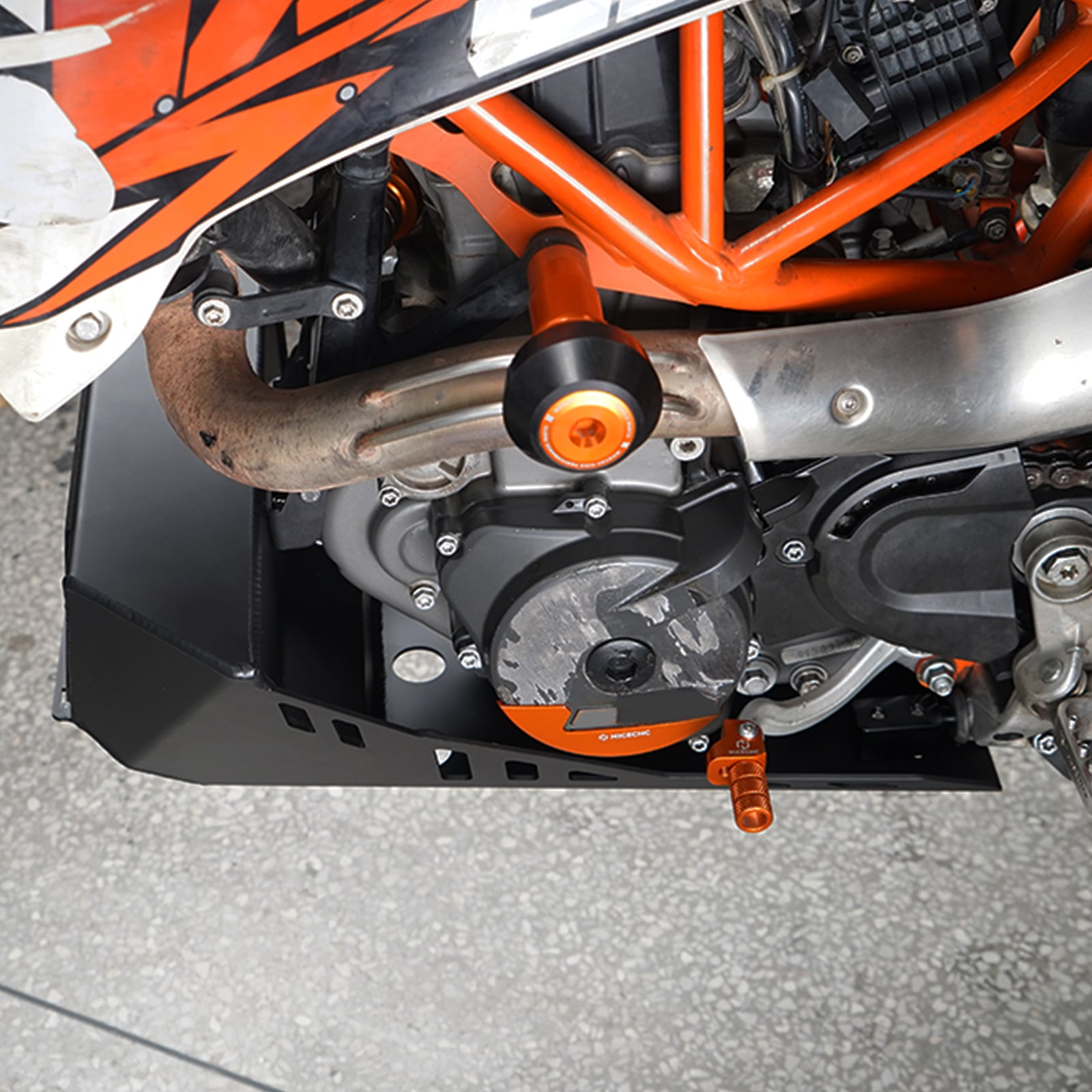 Skid Plate Engine Guard with Built-in Toolbox For KTM 690 Enduro SMC R 2008-2025