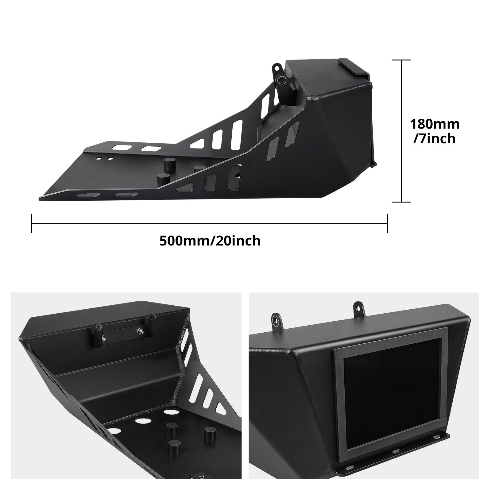 Skid Plate Engine Guard with Built-in Toolbox For KTM 690 Enduro SMC R 2008-2025