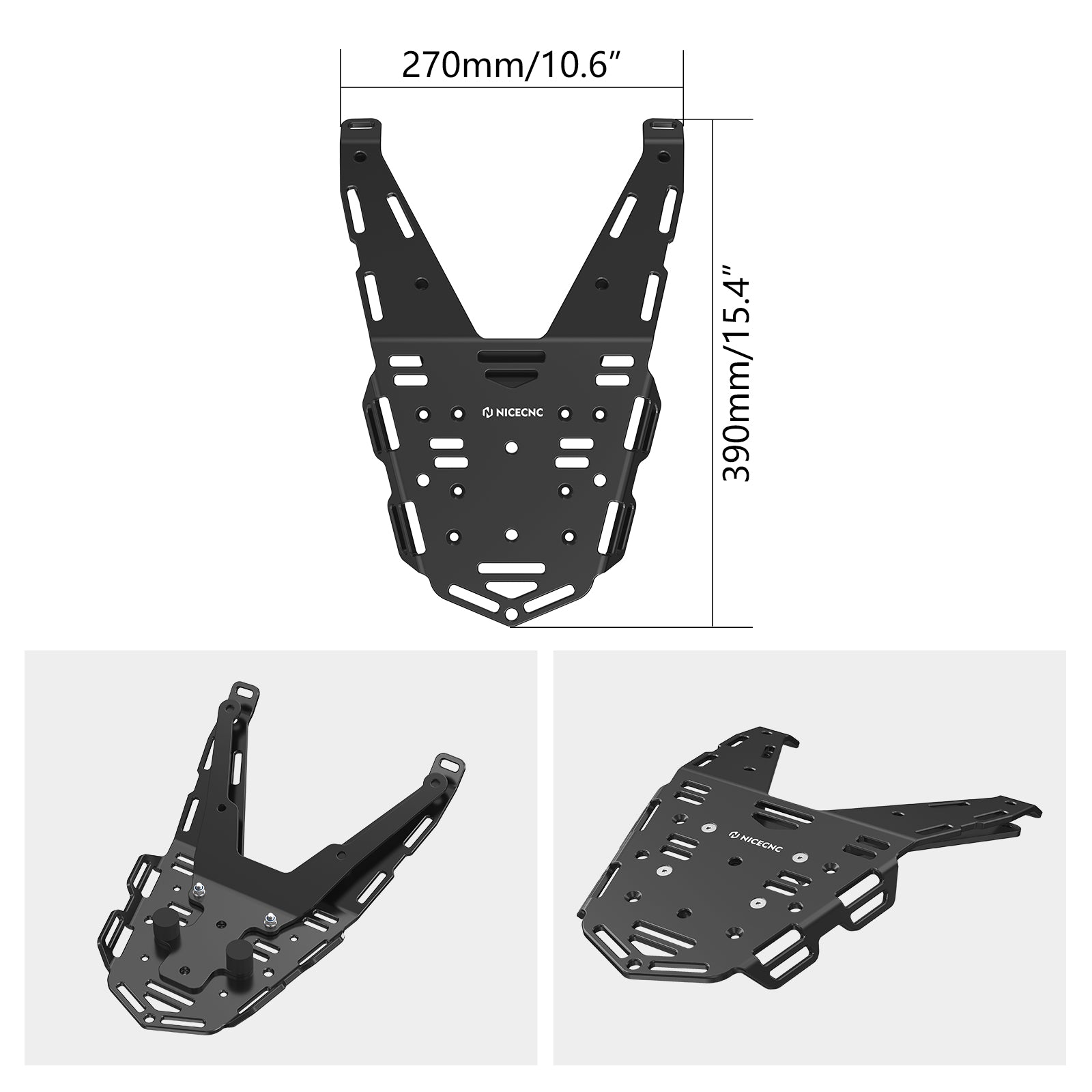 Rear Luggage Rack Cargo Plate Carrier Kit For KTM 690 Enduro R 2008-2018