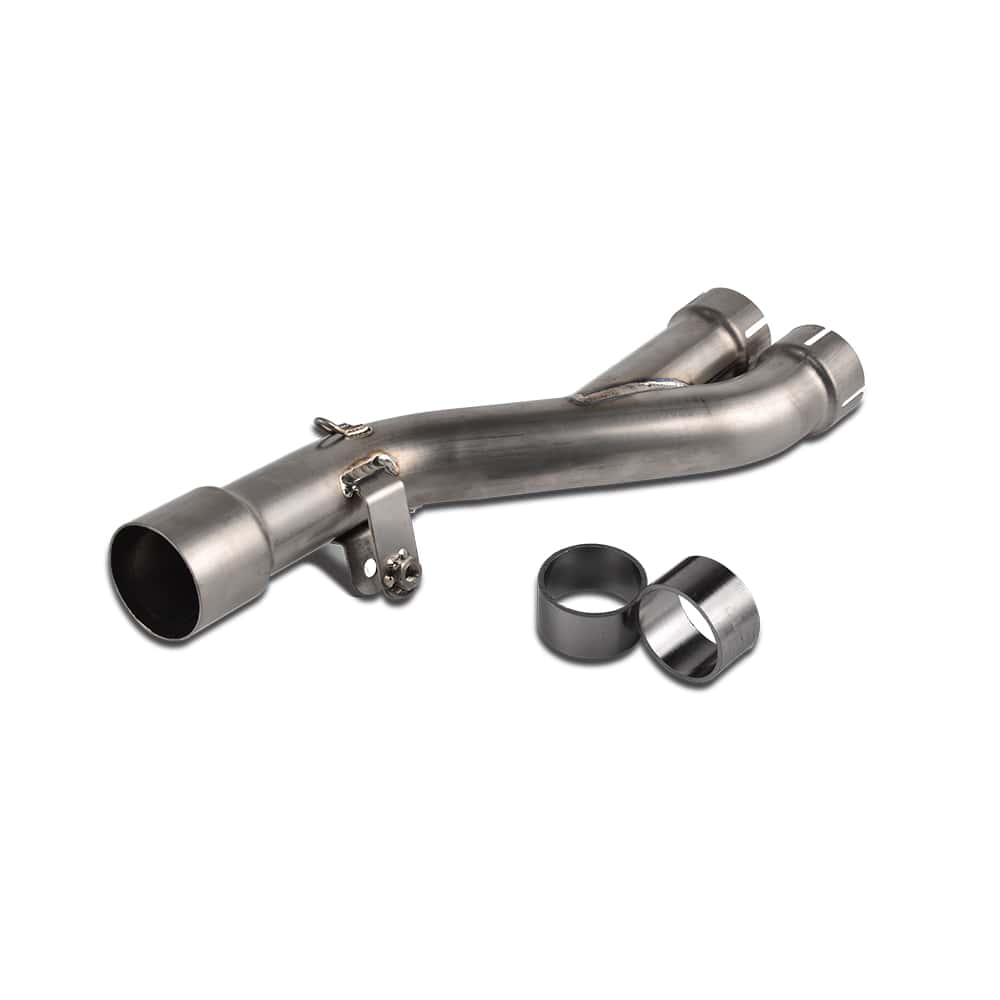 2-into-1 Exhaust Titanium Alloy Exhaust Pipe with 2 Gaskets for KTM 950/990 Adventure