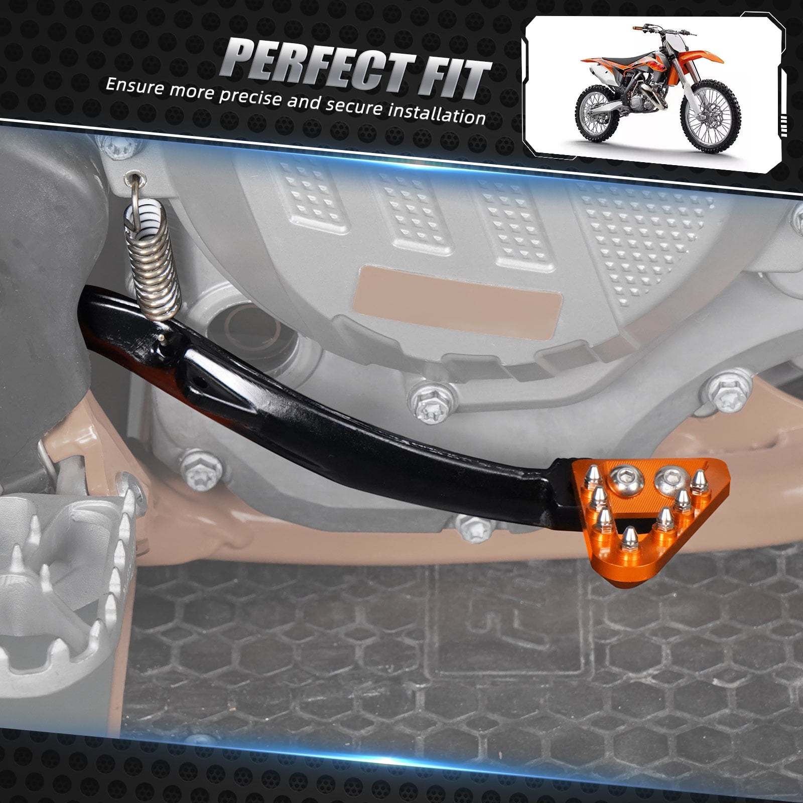 Adjustable Forged Brake Pedal Lever for KTM 350 500 EXCF 2017-2025