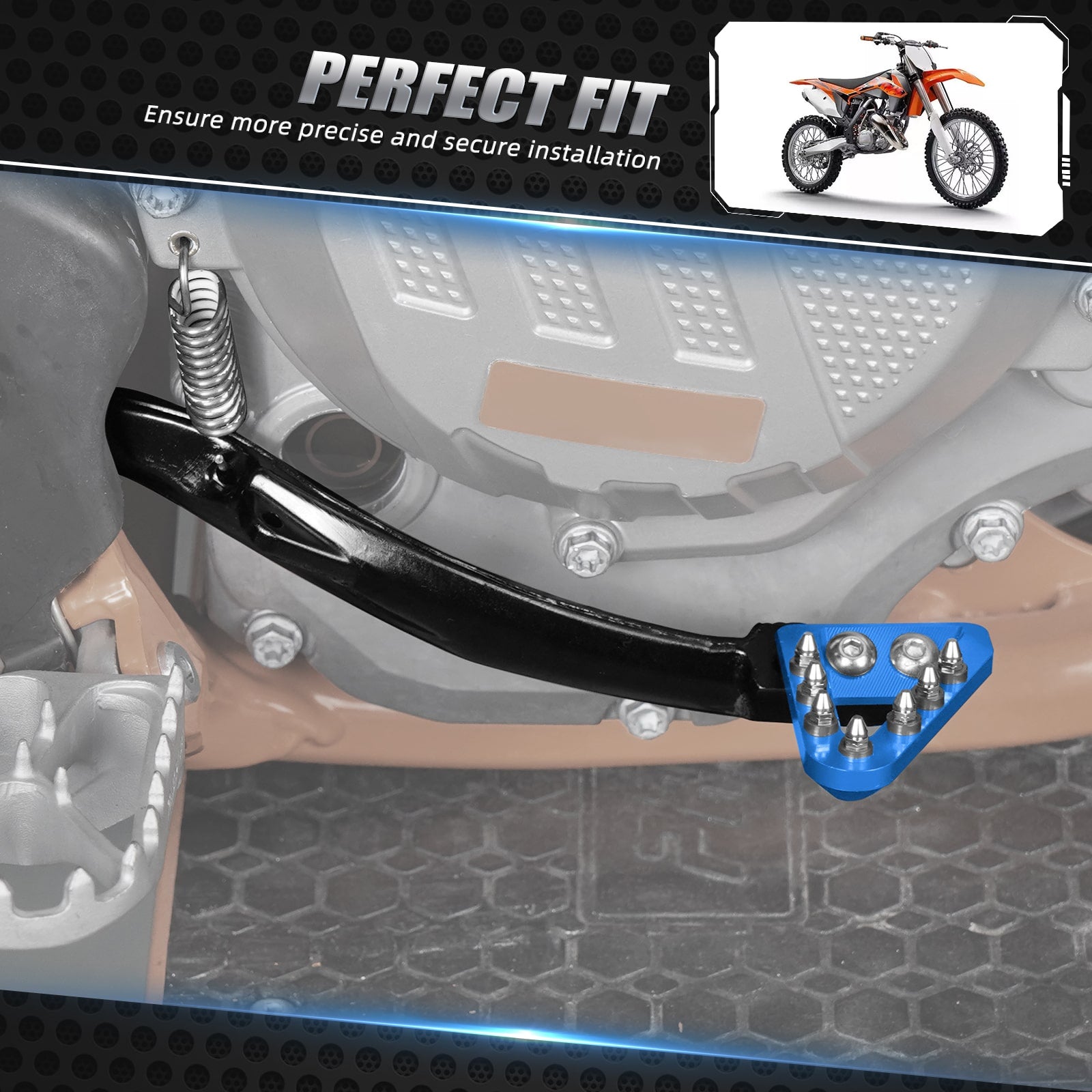 Adjustable Forged Brake Pedal Lever for KTM 350 500 EXCF 2017-2025