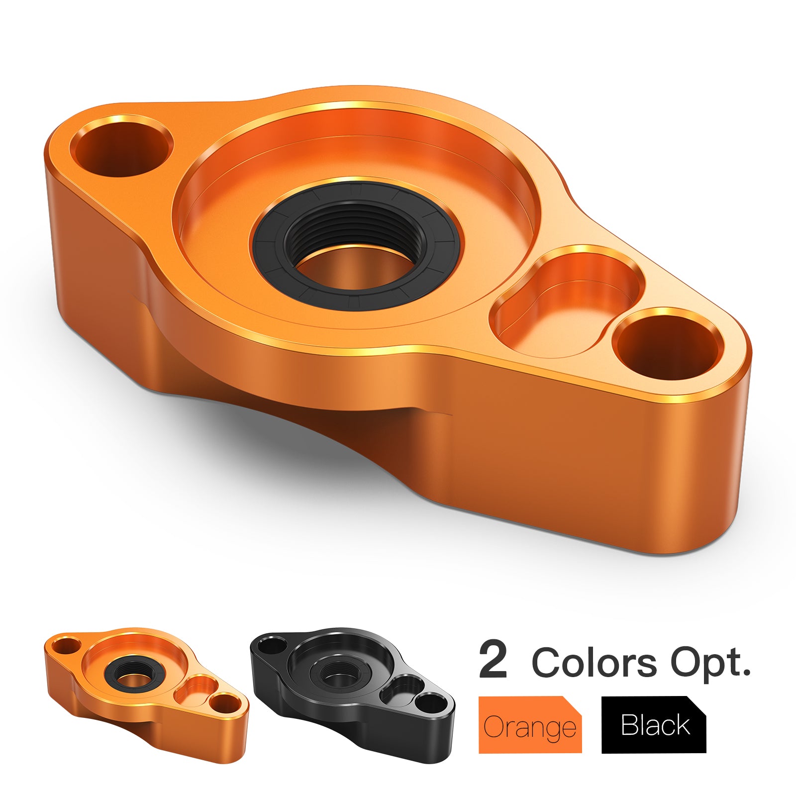 Handlebar Riser Kit For KTM 1050/1090/1190/1290 Super Adventure & Duke GT - 30mm Up, 25mm Back (Black)