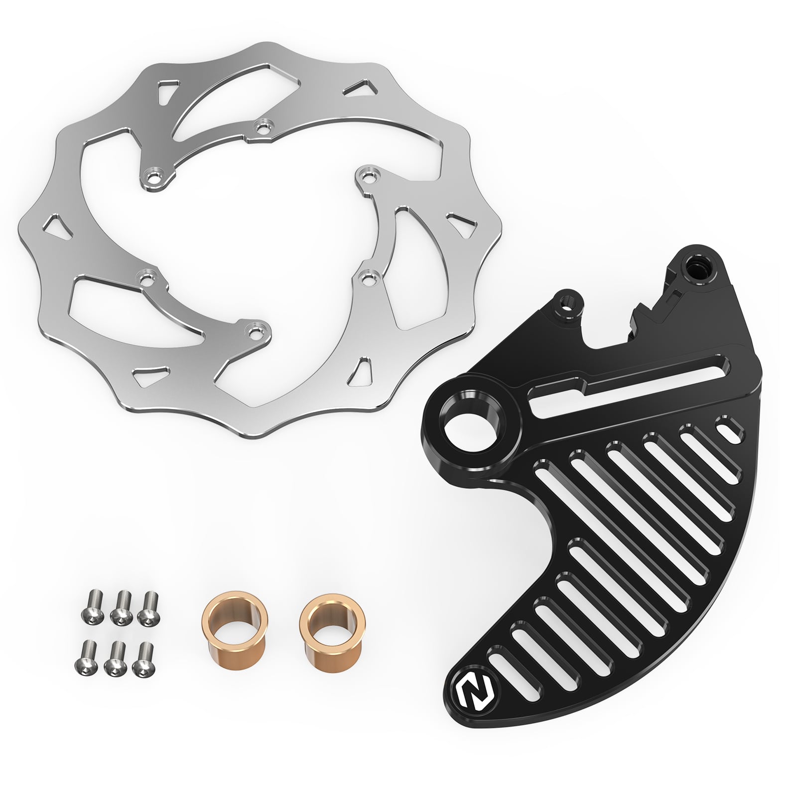 Oversized 240mm Rear Brake Rotor Kit For KTM EXC-F 350 500 2004-2024