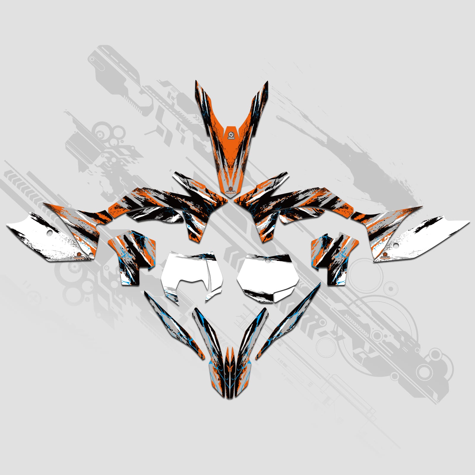 Full Graphics Decals Stickers Kit For KTM SX 2011-2012 XCW 2013