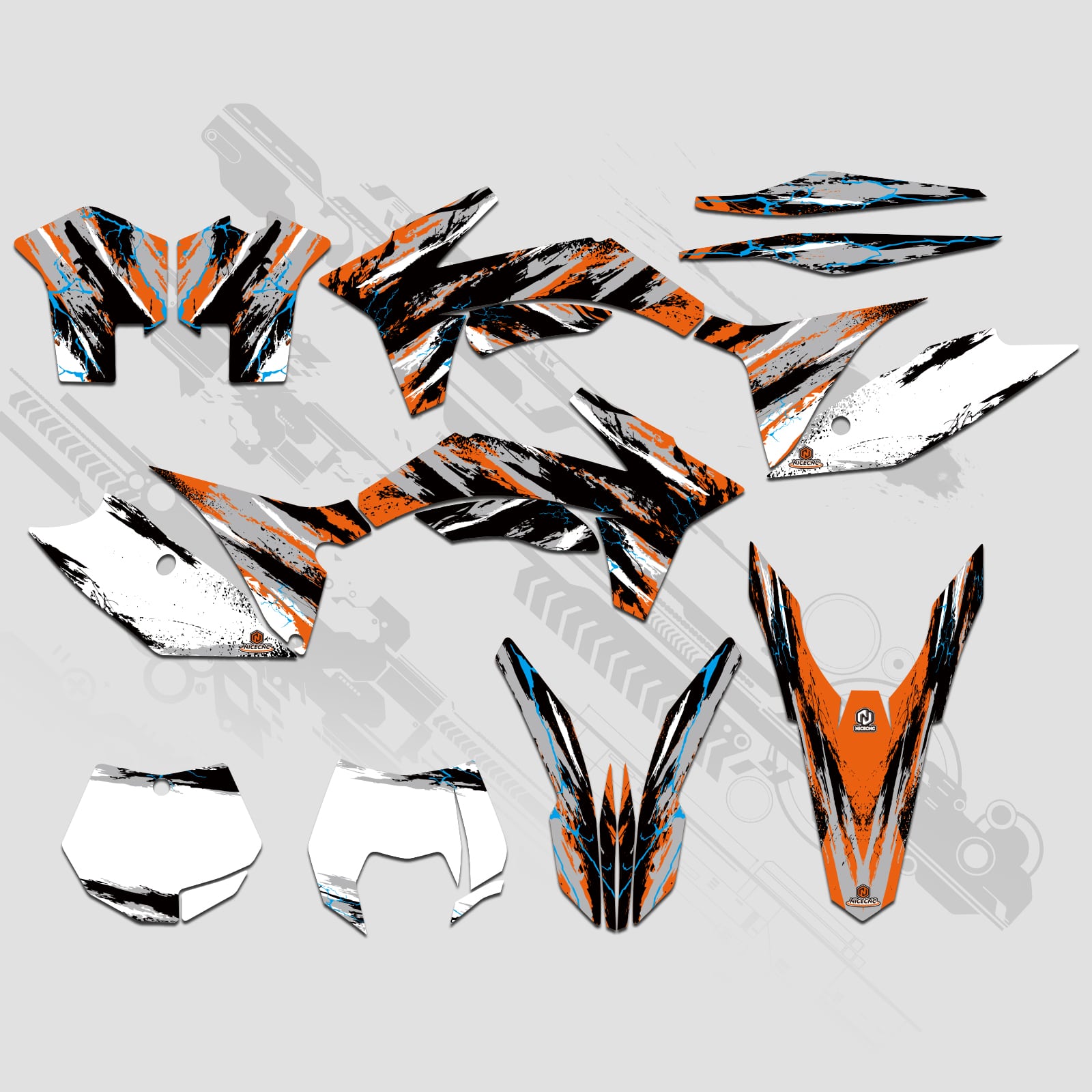 Full Graphics Decals Stickers Kit For KTM SX 2011-2012 XCW 2013