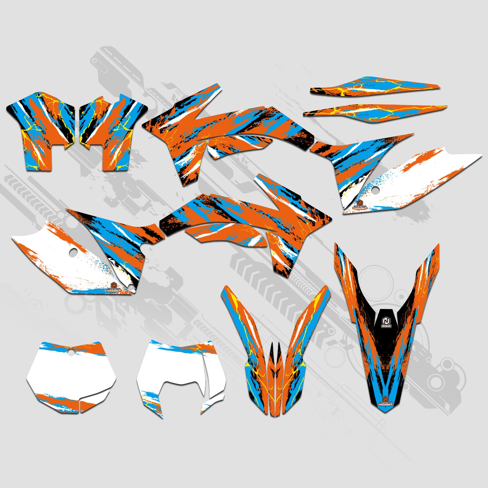 Full Graphics Decals Stickers Kit For KTM SX 2011-2012 XCW 2013