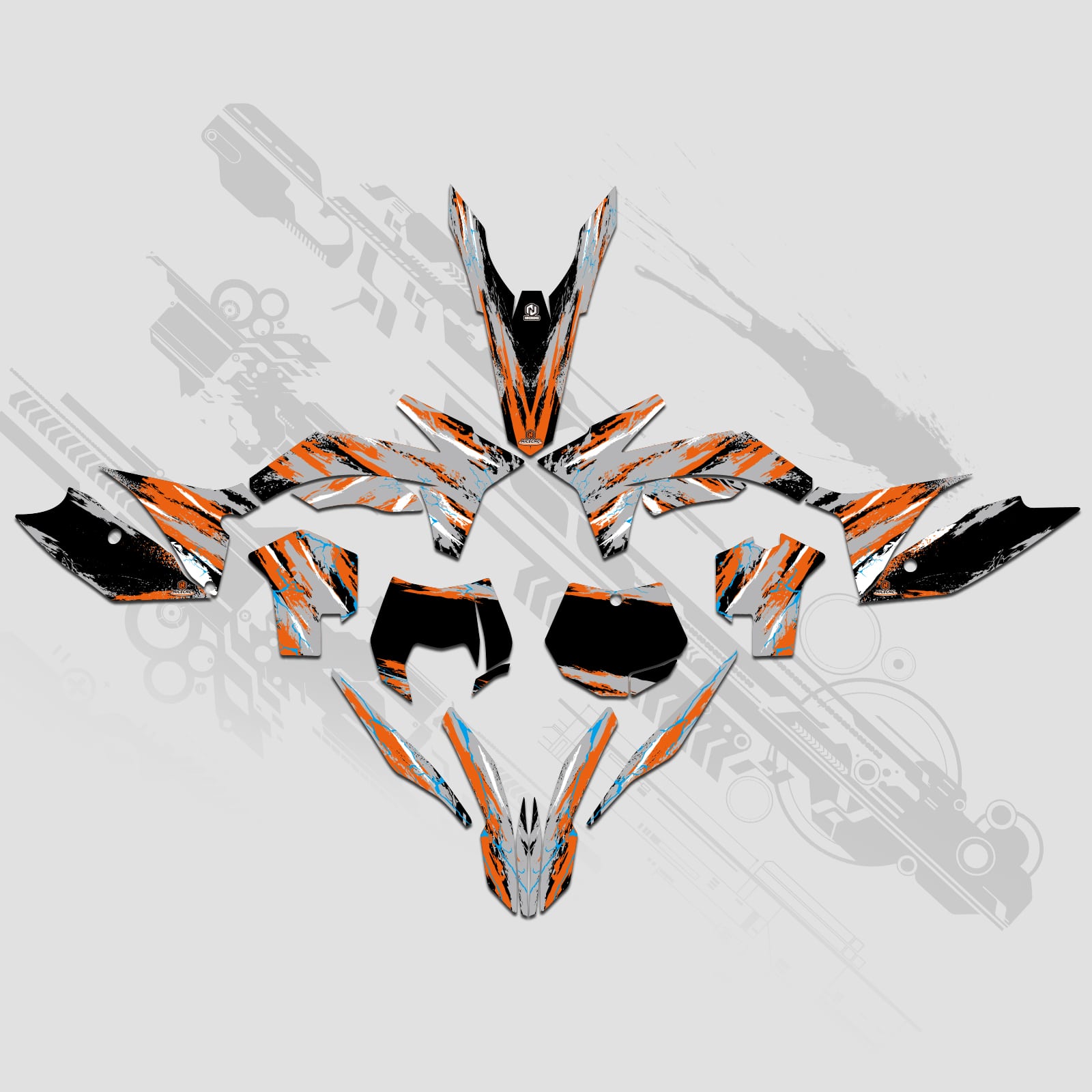 Full Graphics Decals Stickers Kit For KTM SX 2011-2012 XCW 2013