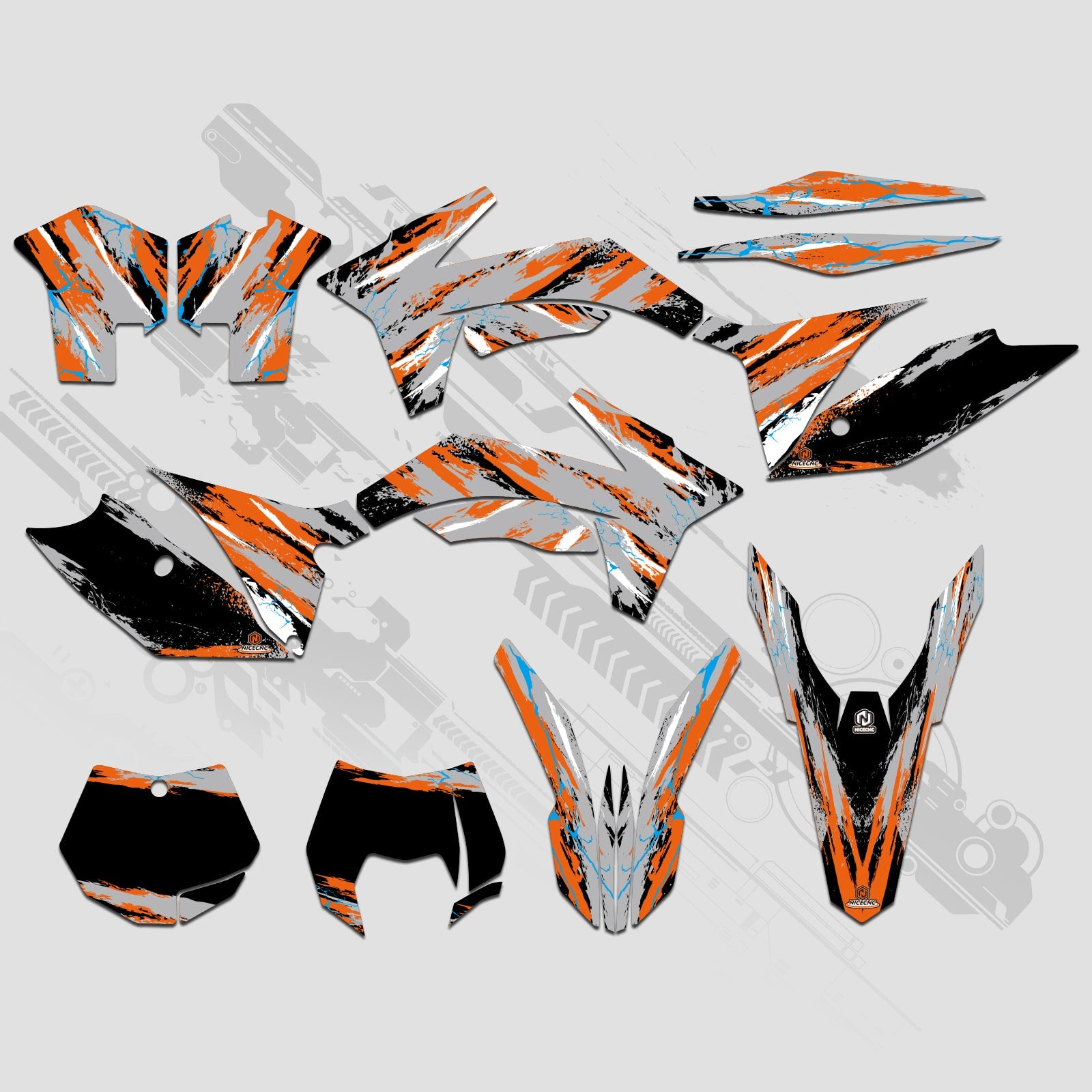 Full Graphics Decals Stickers Kit For KTM SX 2011-2012 XCW 2013