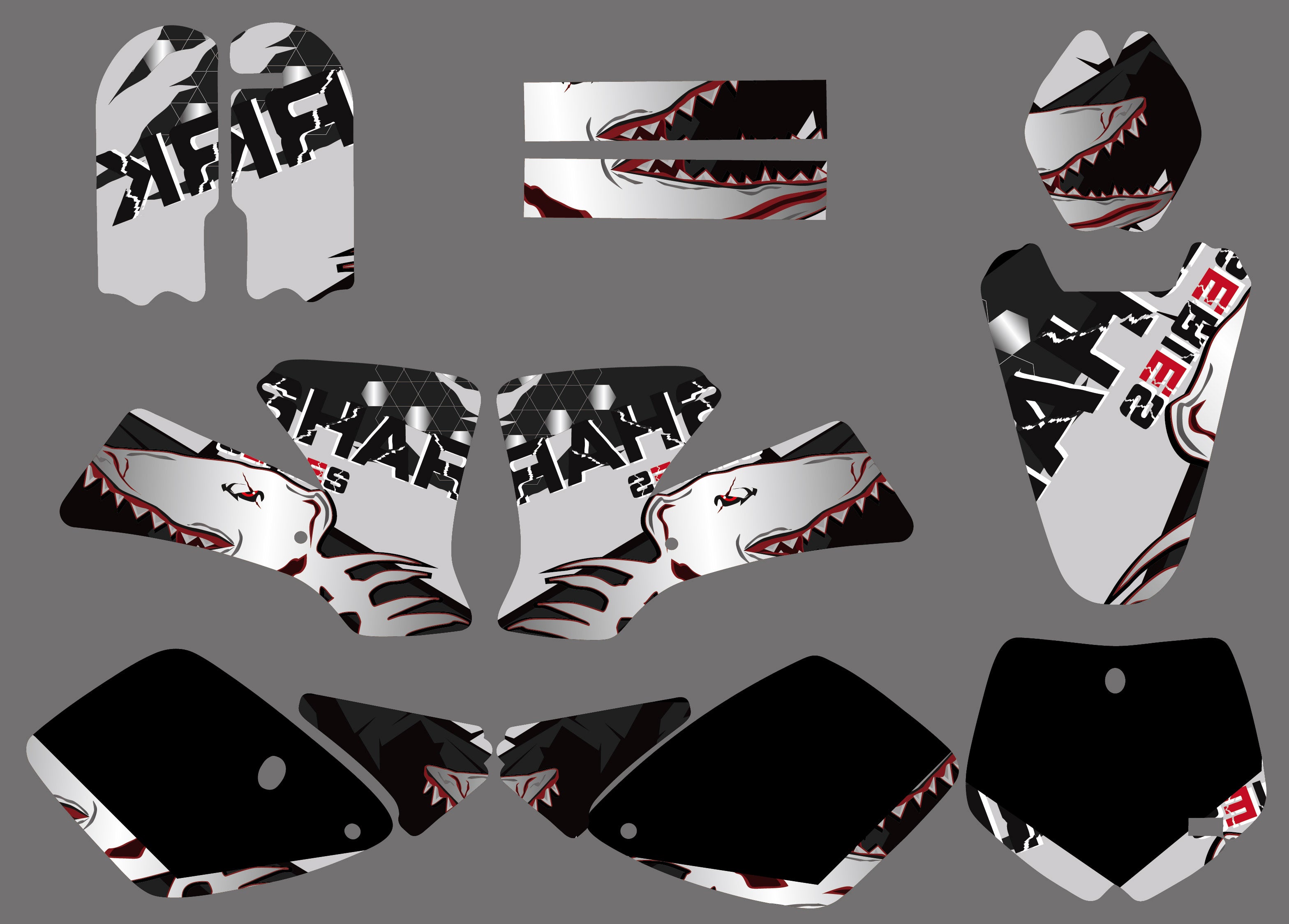 Motorcycle Graphic Decals Stickers Kit For KTM SX65 2002-2008