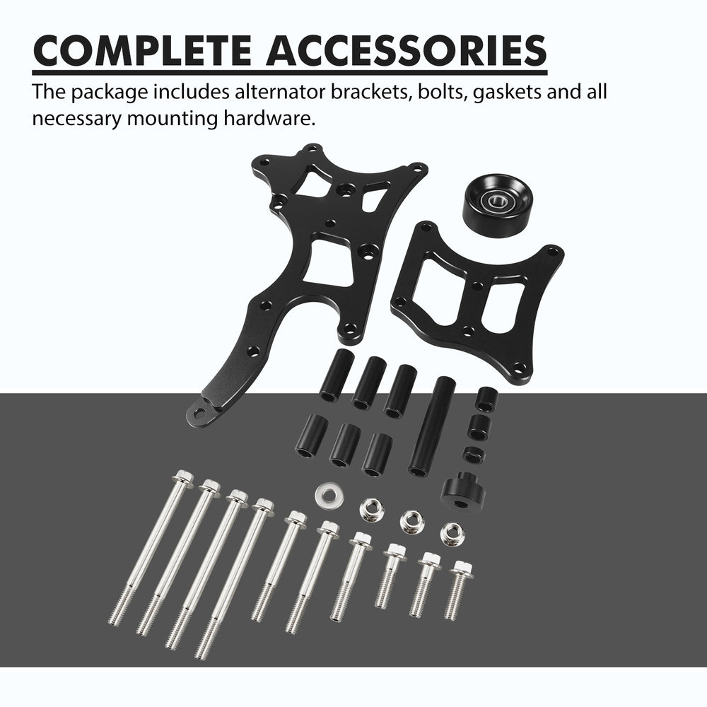 For LS Truck Factory Location Alternator Power Steering Bracket For LQ4 LQ9 LY5 4.8L 5.3L 6.0L