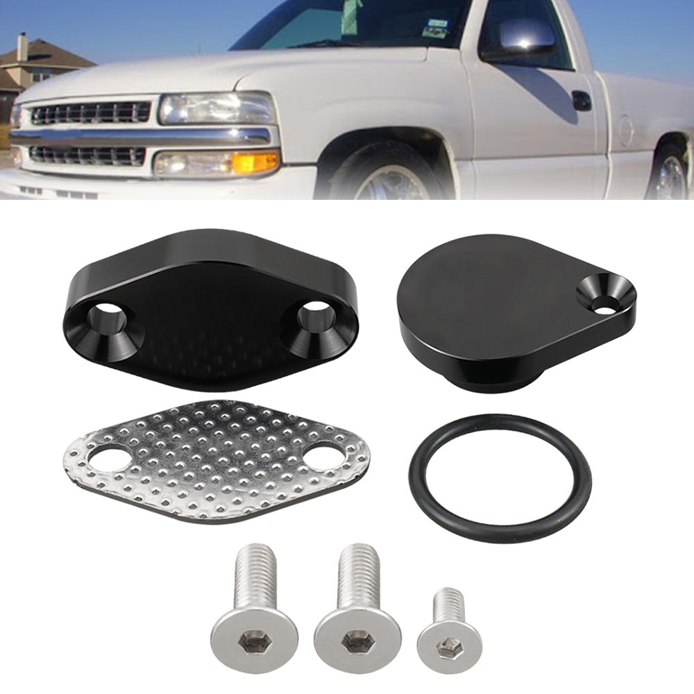 EGR Delete Kit Intake Exhaust Block Off Plate For LS LSX 4.8L 5.3L 6.0L Duramax Silverado 2500 3500