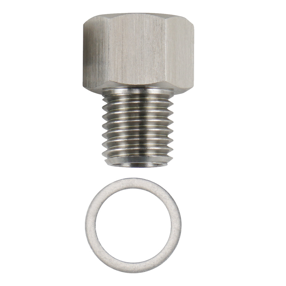 M12X1.5 Oil Pressure Sensor Adapter with Gasket For LS Series Engine