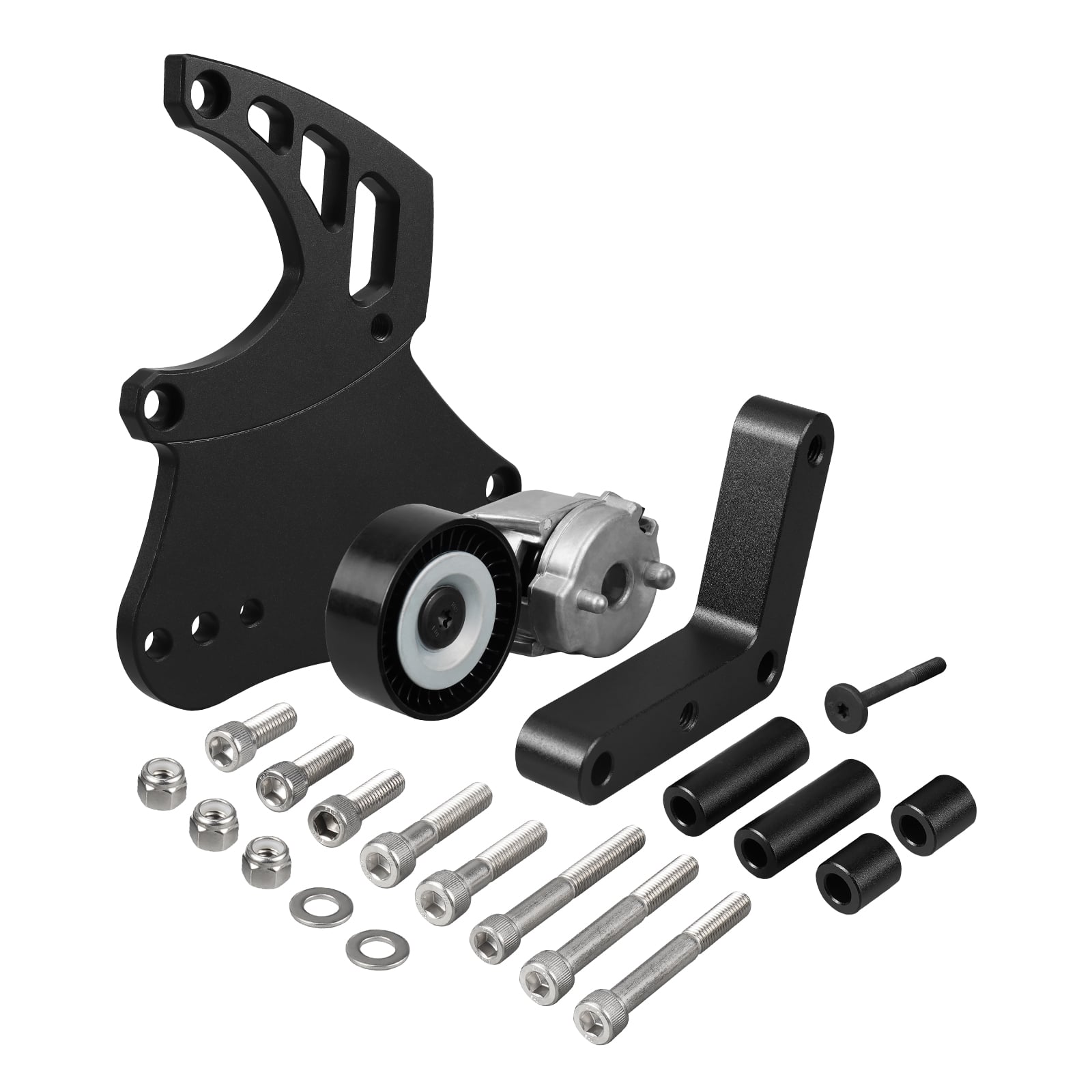 LS Truck Sanden 508 A/C Compressor Bracket W/Tensioner Kit For 4.8 5.3 6.0 6.2L SUV Truck Engine