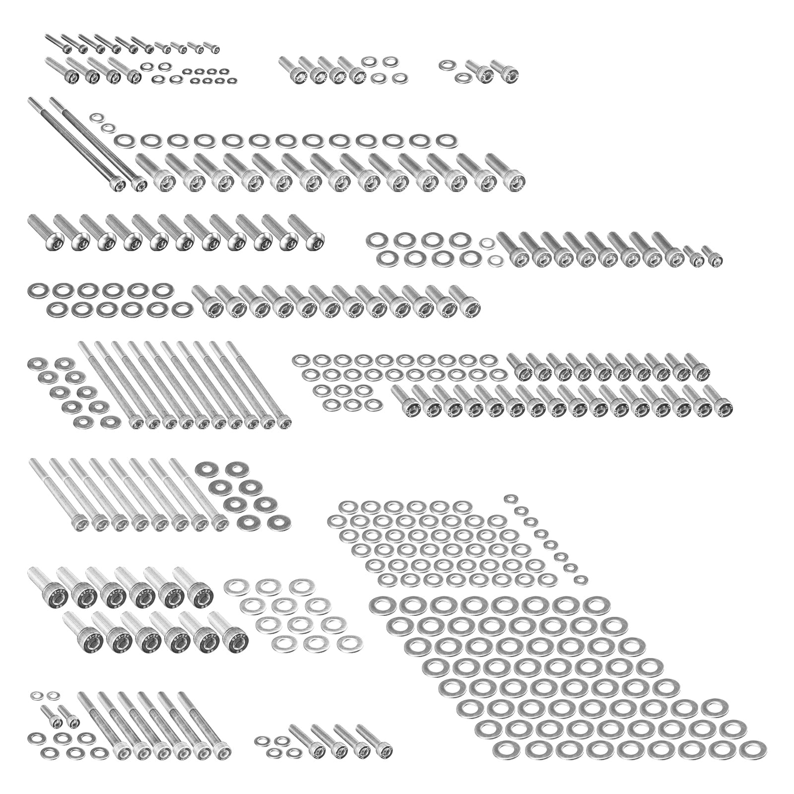 LS1 Stainless Steel Engine Bolt Kit For Camaro Corvette LSX LS2 LS3 LS6 LS7 Intake