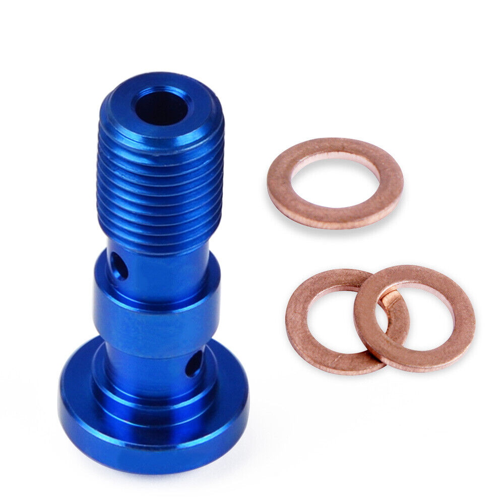 M10 X 1.0 Dual Brake Banjo Bolt Double Hole For APRILIA RSV4 1000 BMW R1200GS KTM 1290 Super Duke