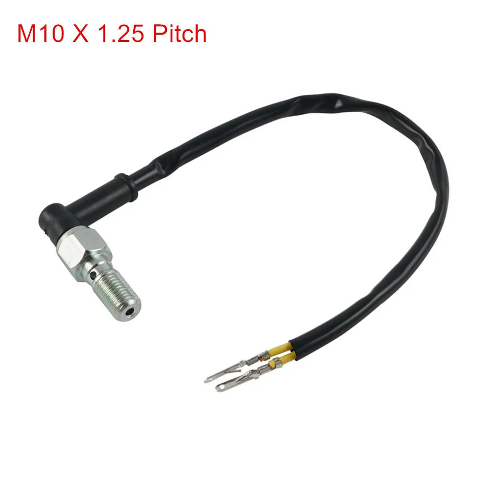M10x1.25 Pitch Hydraulic Brake Light Switch Banjo Bolt For ATVs Sooters