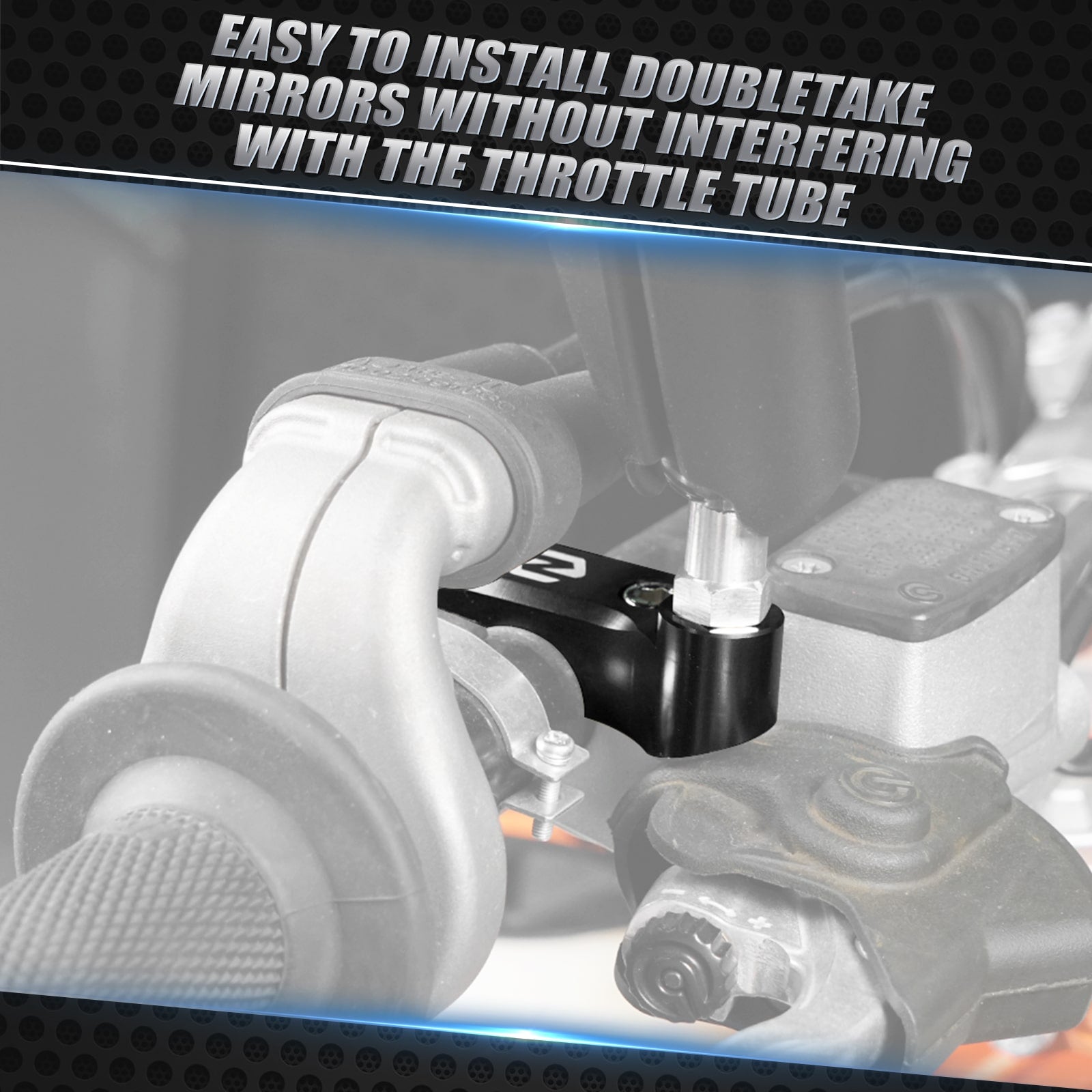 Front Brake Clutch Master Cylinder Handle Bar Clamp w/ Mirror Mount For KTM Husqvarna Gas Gas