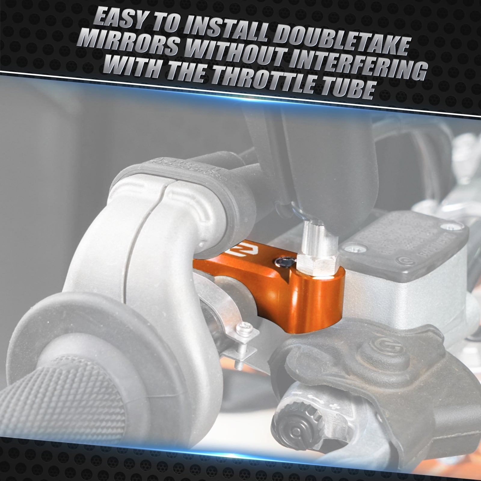 Front Brake Clutch Master Cylinder Handle Bar Clamp w/ Mirror Mount For KTM Husqvarna Gas Gas