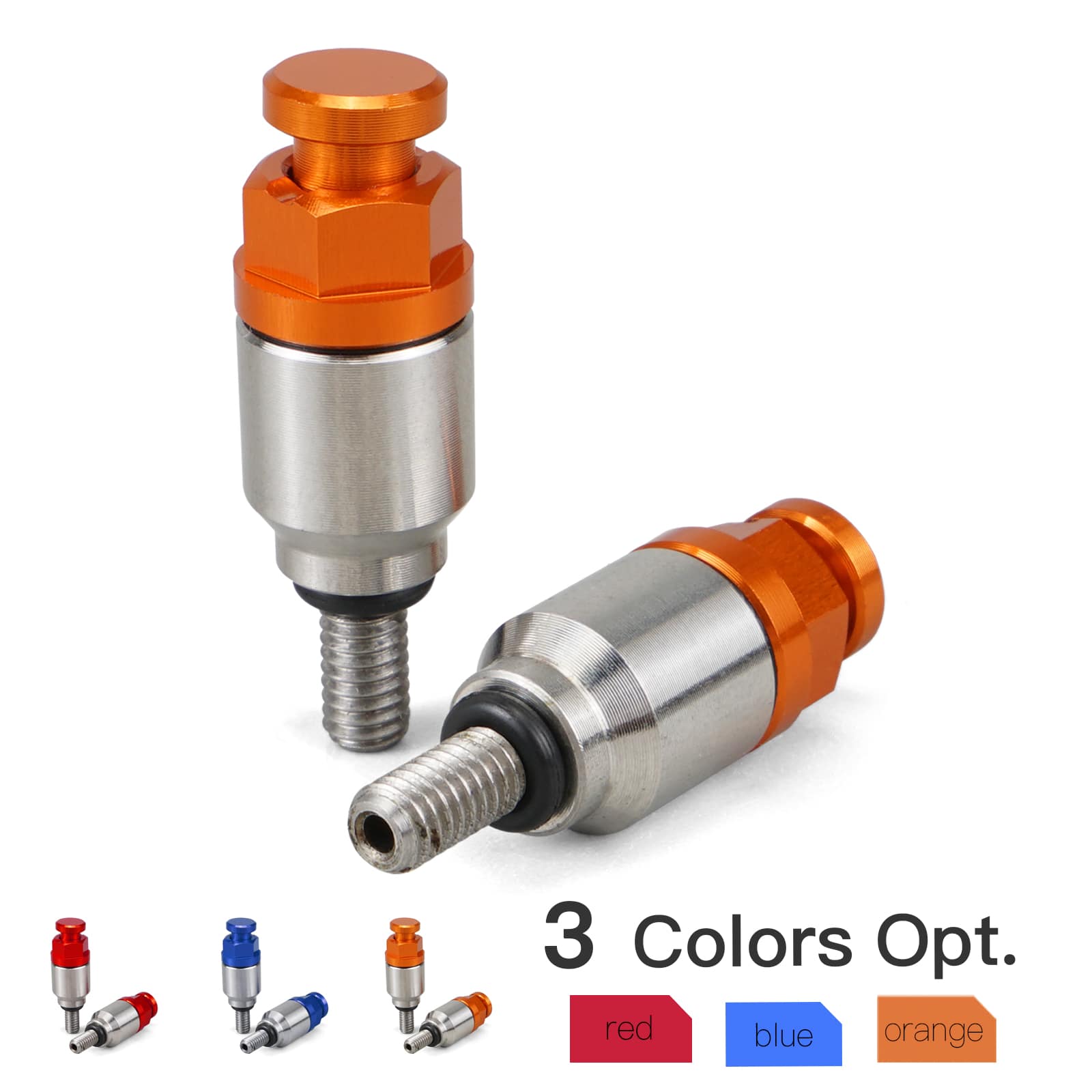 M4x0.7 Pitch Motocross Fork Air Pressure Bleeder Valve Set For KTM Husqvarna Husaberg