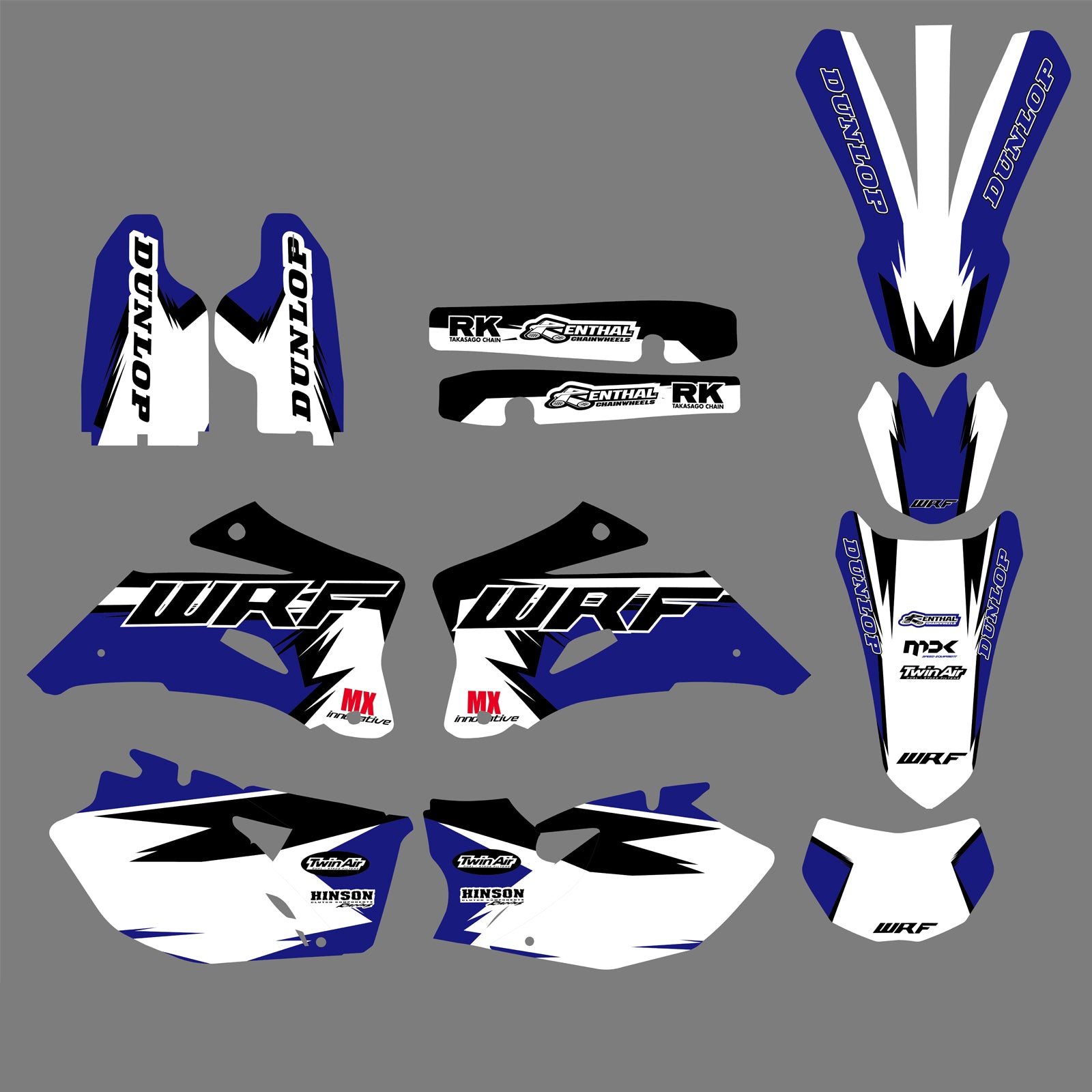 Motorcycle Fairing Stickers for WR250F 07-13 WR450F 07-11