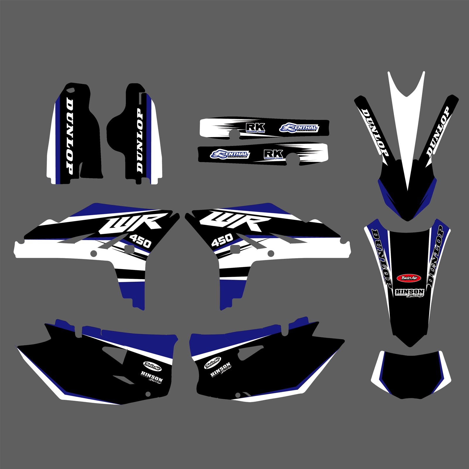 Motorcycle New Style Decal Stickers for Yamaha WR450F WRF450 2012-2014