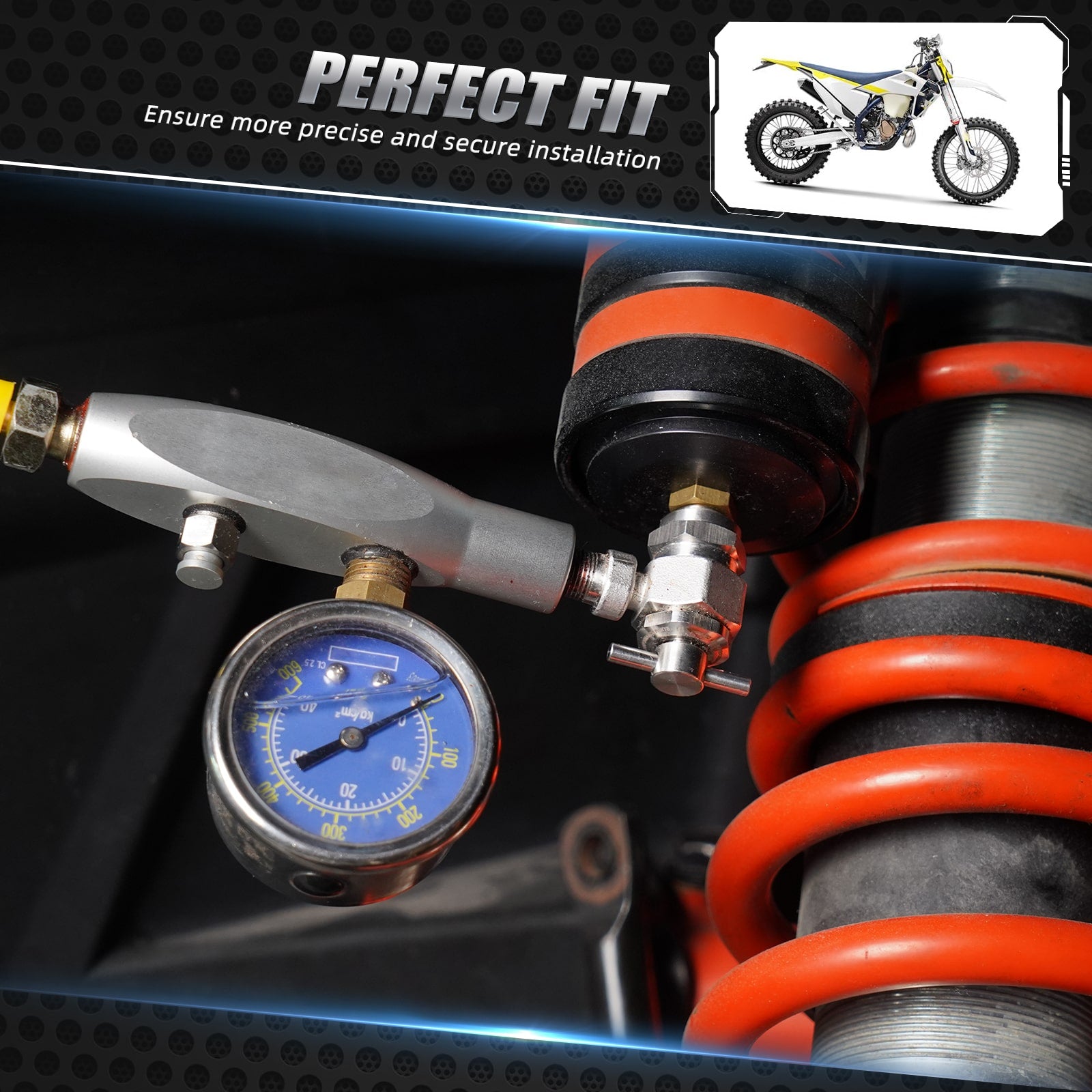 1/8" NPT Nitrogen Filling Tool Valve ATV UTV Motorcycle with Schrader Valve For Yamaha Raptor 700R Can Am X3