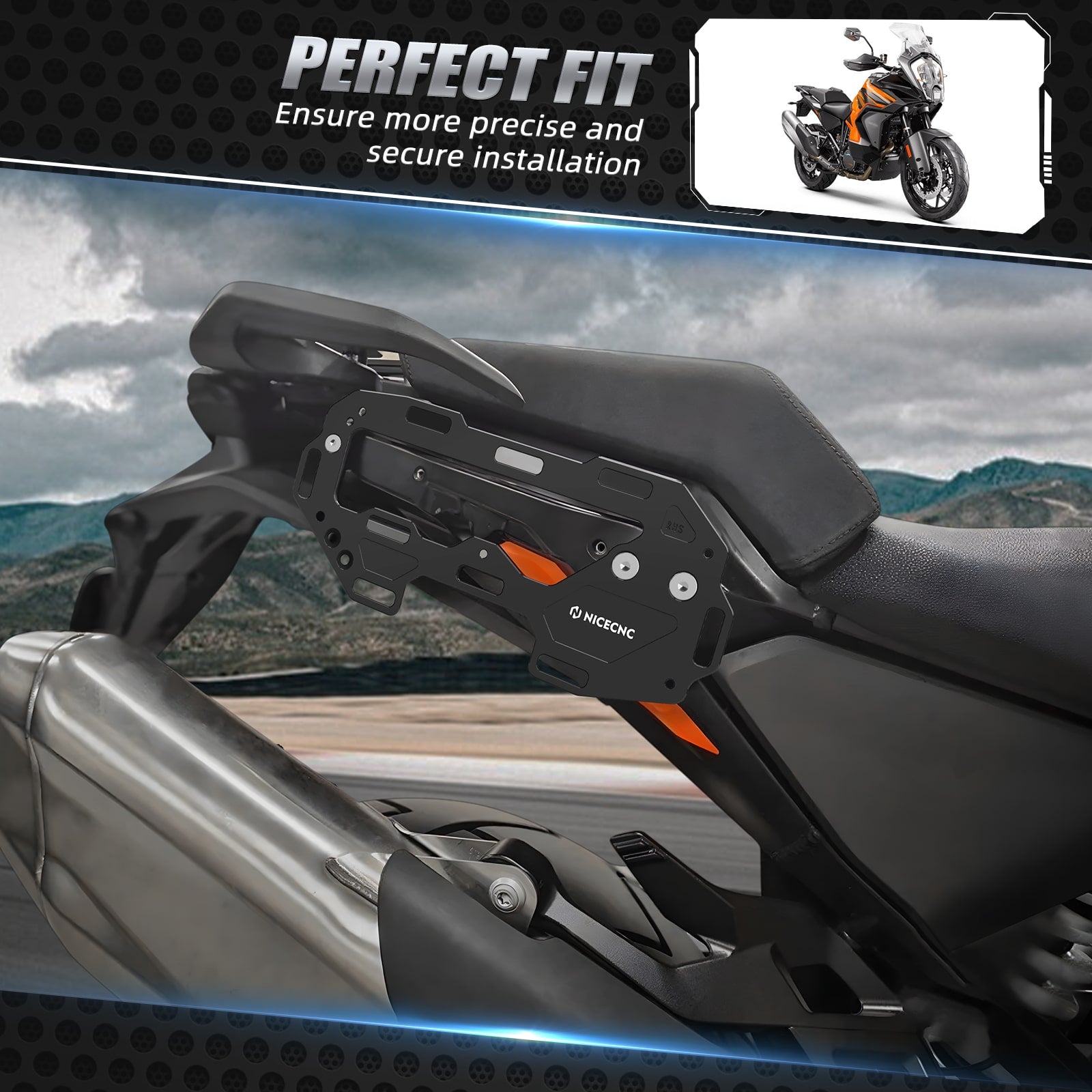 Side Carriers Pannier Luggage Rack Kit For KTM 1290 Super Adventure R/S 2021+