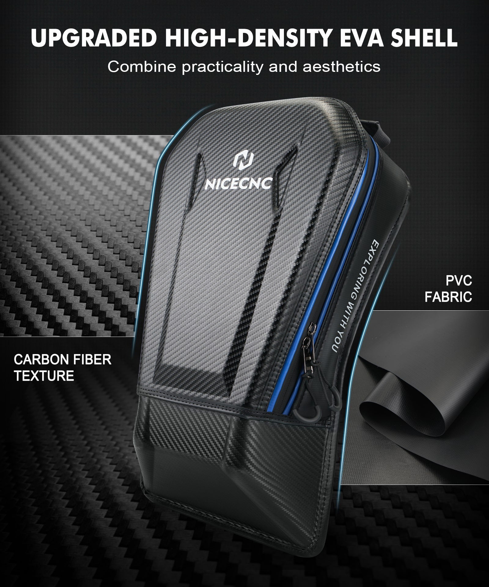 UTV Upgraded Center Seat Storage Tool Bag For Polaris RZR PRO XP 4