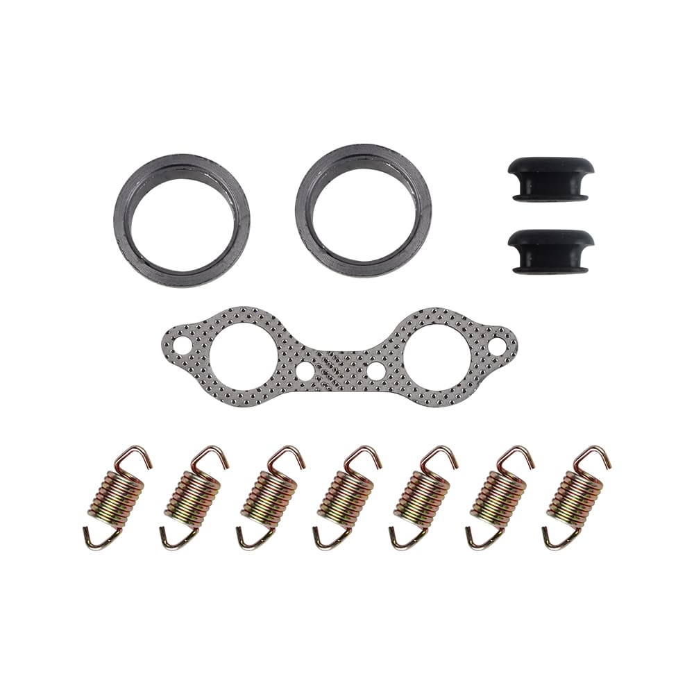 Exhaust Muffler Manifold Gasket & Spring Rebuild Kit For Polaris RZR 800 2008-2010
