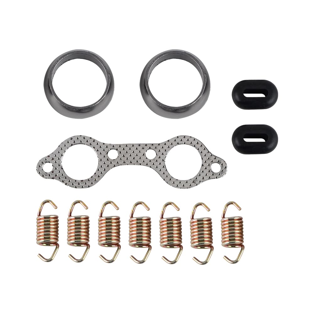 Exhaust Muffler Manifold Gasket Spring Seal Kit For Polaris UTV RZR 800 EFI 2008