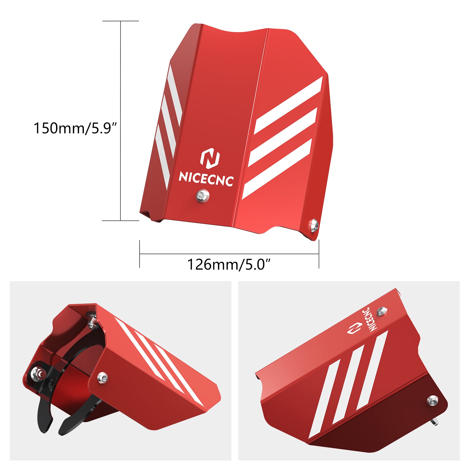 UTV Front Shock Covers Guards Kit For Polaris RZR XP 4 1000 Turbo