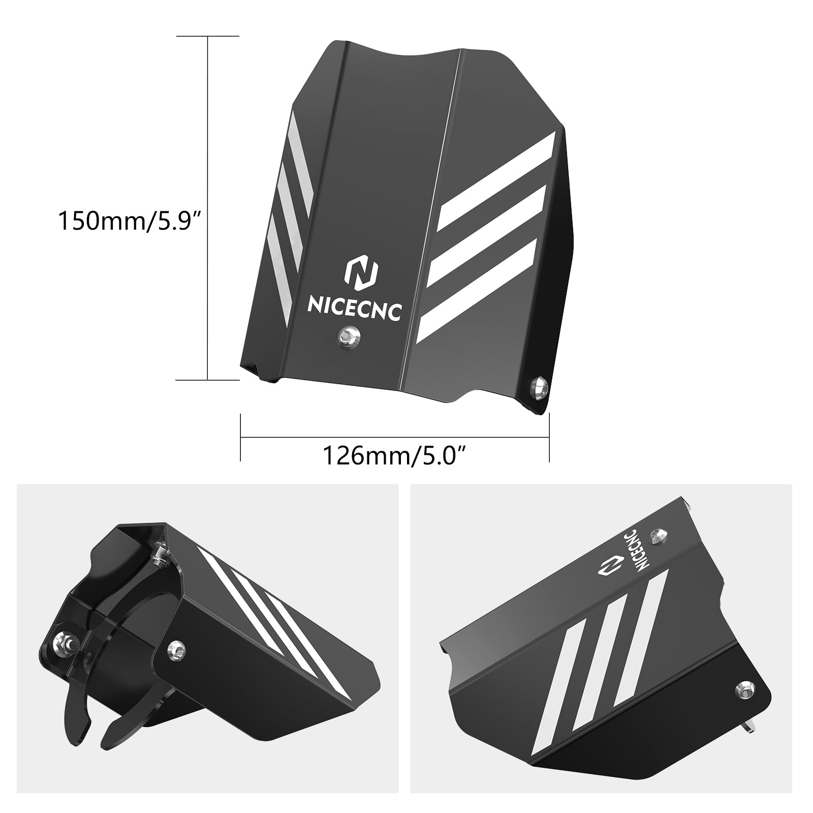 UTV Front Shock Covers Guards Kit For Polaris RZR XP 4 1000 Turbo