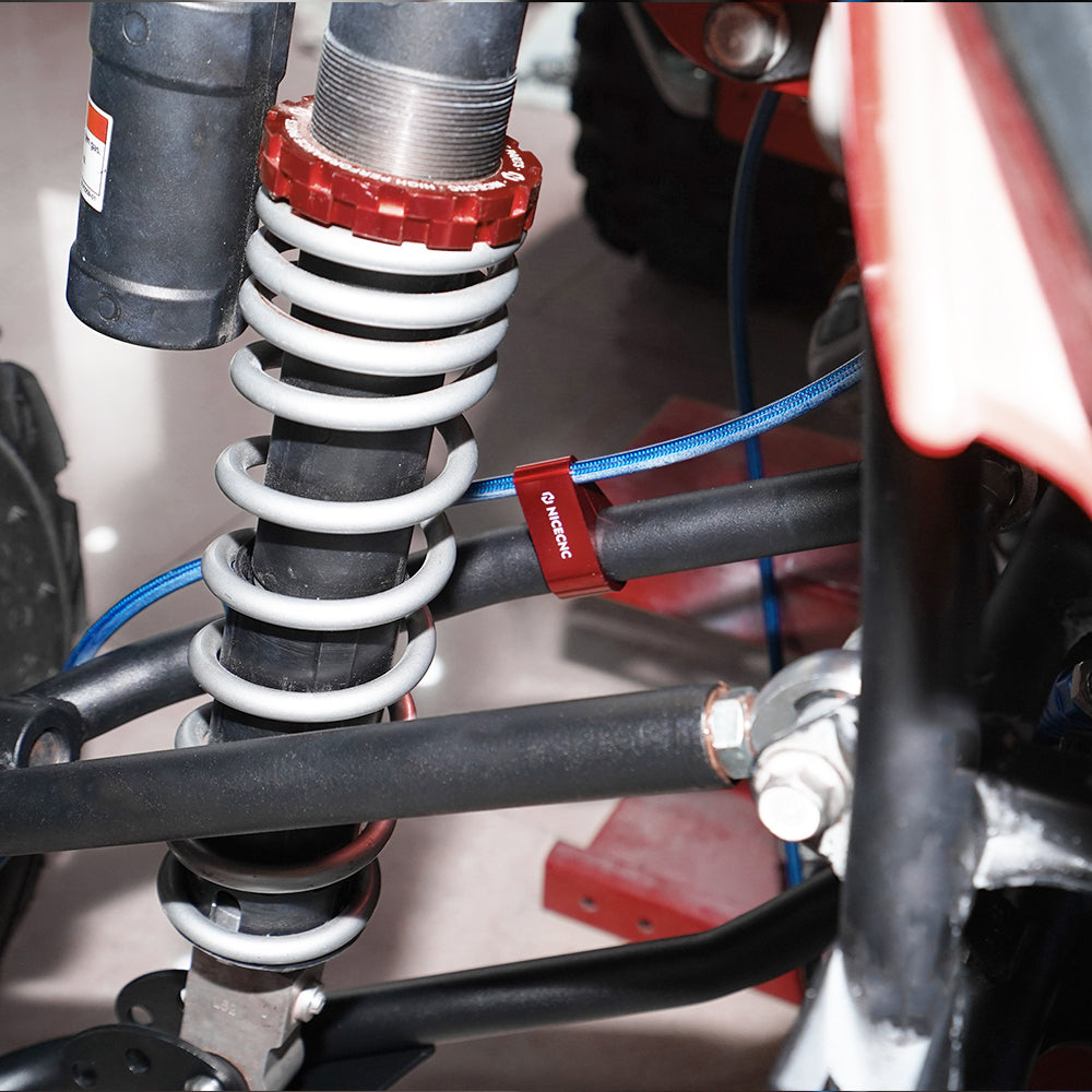 Adjustable A-Arm Brake Line Hose Clamp For Yamaha Raptor 700 YFZ450R Honda TRX450R